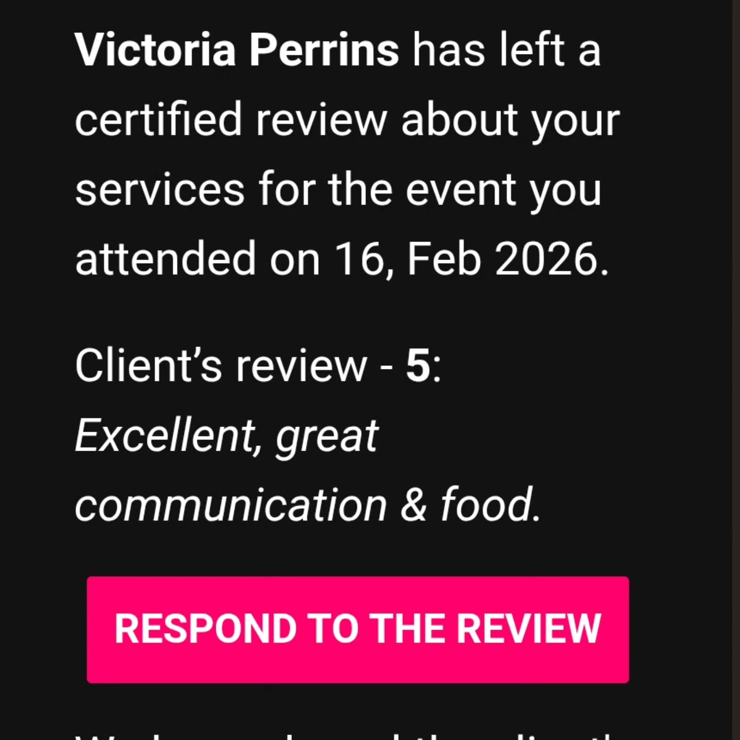 Another great review!