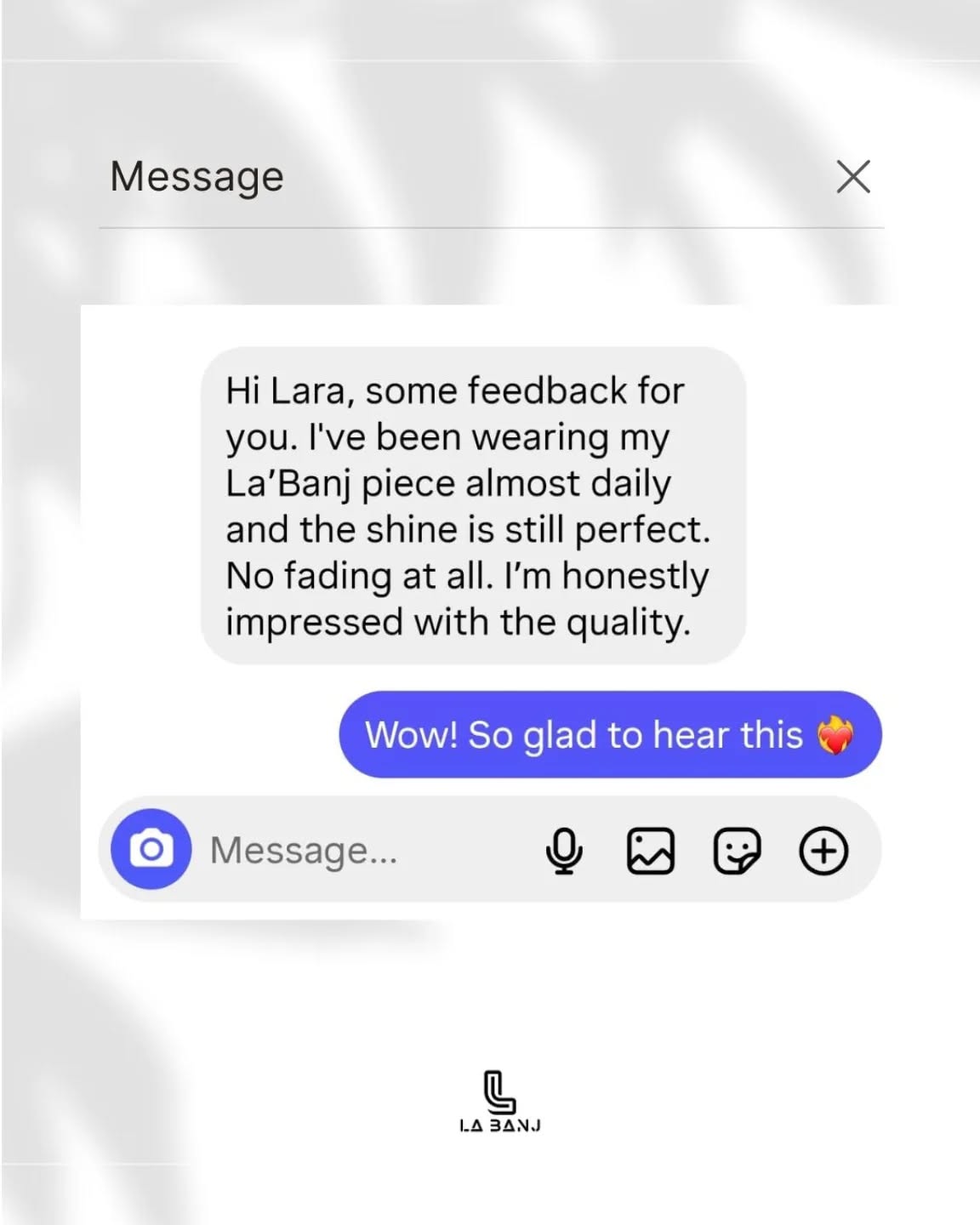 Tired of jewelry that fades after a few wears?
At La’Banj, we design pieces that keep their glow ✨
No dullness. No green marks. No disappointment.
Just timeless shine made for everyday life.
Invest once. Wear often. 🤍
#LaBanj #QualityMatters #LuxuryJewelry #EverydayElegance #TimelessStyle