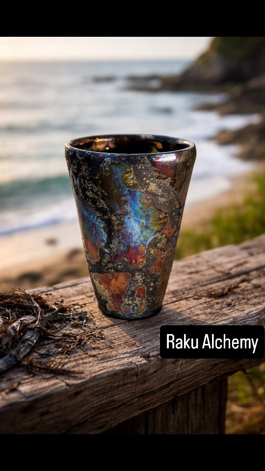 I love the immediacy of Raku. The heat. The unpredictability. The way you have to let go of control and trust the process. Every piece feels like it has survived something.
Ancient. Elemental. A little wild.
Thank you again Kerry and Wolf @hartfiredesigns . Already excited about the next one. 🧡
#rakufired #australianceramics #coastalinspired #ceramicart #handmadevessel