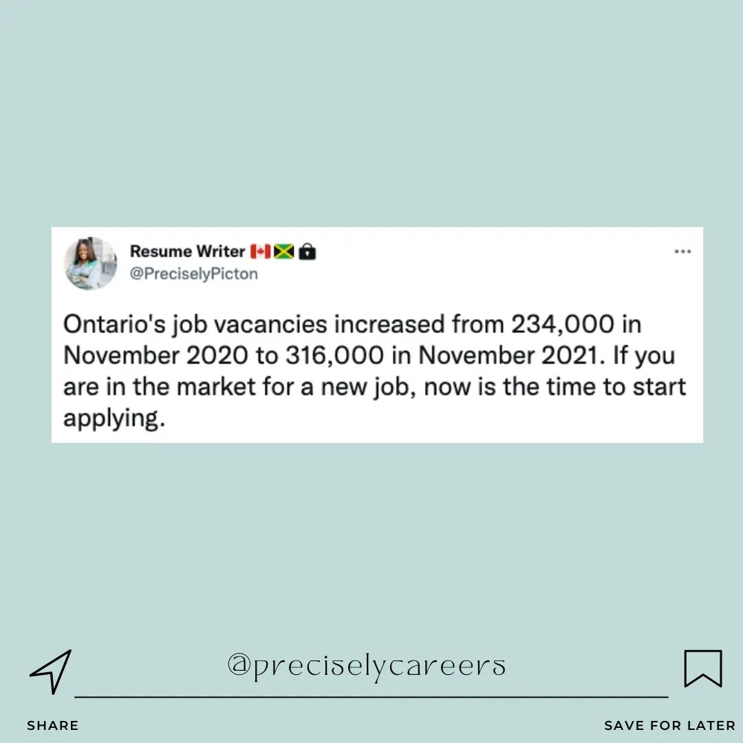 KEEP APPLYING❗
It's still a candidates market, which means that people applying for jobs have a lot of leverage right now.
👉🏾Identify 30-40 companies you want to work for
👉🏾Make an intentional effort to connect with recruiters from those companies
👉🏾Practice your interview skills
👉🏾Research your market rate on @glassdoor
💫If you've submitted over 100 applications and you haven't been called back, there is a strong chance your resume needs to be revamped.
💫If you're getting called for interviews but aren't receiving offers, it could be the case that you need to practice your interview skills. Interviewing is more of an art than a science.
Have a question? Let me know in the comments!🙋🏾♀️
To your continued success,
Nicole
#HRlife #MillennialEmployee #Leadership #Recruitment #HR #career #HRTalk #CareerConversations #PreciselyCareers #joboffer #blackwomenintech #studentsuccess
#resume #humanresouces #recruitment #hiring #jobs #jobhunting #careers #jobinterview #jobsearch #jobsearching #joboffer #interview #LinkedIn #jobapplication #jobseekers #jobopportunities #bougieblackgirl #ottawajobs #bramptonjobs