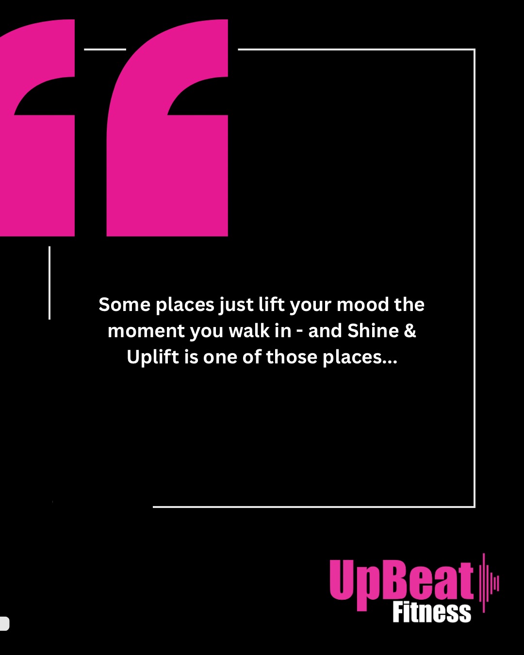 We love hearing your experience with UpBeat Fitness. We strive to create connections with everyone that walk into the room.
It’s more than just a workout. We see you Sarah showing up for yourself and the community. We look forward to this journey together. ♥️
Keep going. You belong here.
#upbeatfitness #yxefitness #community