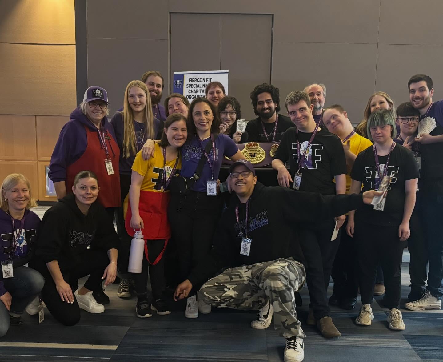 @prospectfights supports Fierce N Fit Special Needs Charitable Organization!
A huge thank you to @champion_1313 and @prospectfights for supporting @fiercenfitboxing where we use the sport of Boxing to uplift the lives of those with Special Needs.
Thanks to their support at Saturday night’s Prospect Fighting Championships MMA event, we raised over $3,500 for our charitable programs. These funds strengthen our Adaptive Boxing program, serving more than 70 athletes weekly, and help us provide individualized support so athletes of all abilities can fully participate and thrive in the world of sport.
#fiercenfitboxing #specialneedsboxing #aplaceforall #prospectfightingchampionship #aquamedicalspa