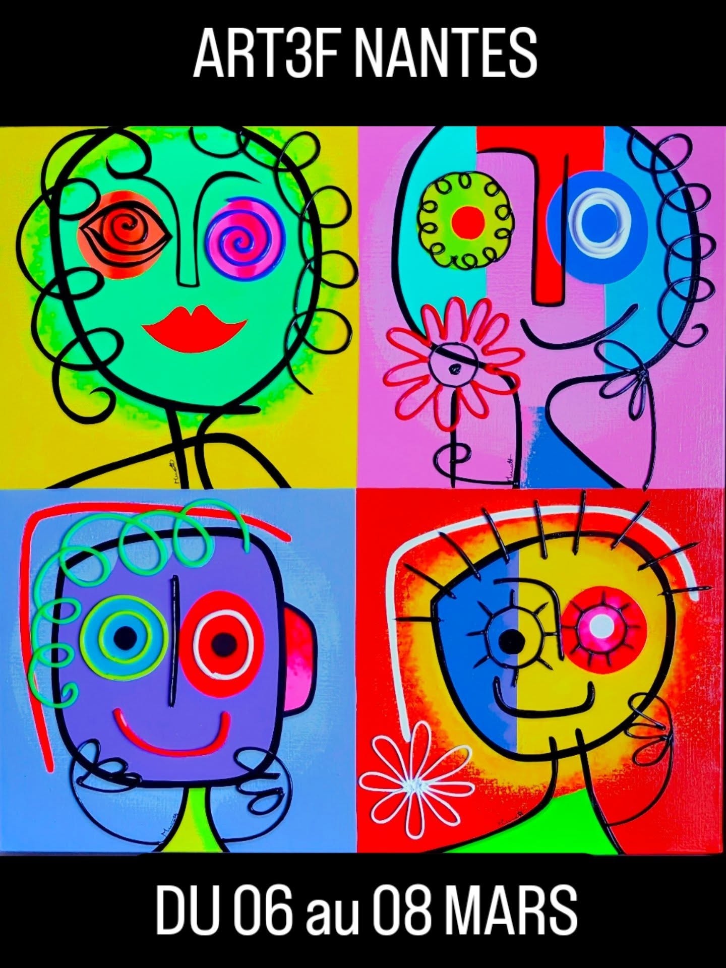 Retrouvez cette toile et beaucoup d'autres à l'exposition Art3F ce week-end à Nantes, je serai au stand C05 devant le bar, à bientôt !!
📍Parc expo Nantes - Hall XXL
🕑 Vendredi de 16h à 23h
Samedi de 10h à 20h
Dimanche de 10h à 19h
💌 invitation en m.p. ou directement depuis mon linktr.ee
https://linktr.ee/Muriel.matt
Ou sur mon site
https://murielmatt.com
#art3fnantes #nantesmaville