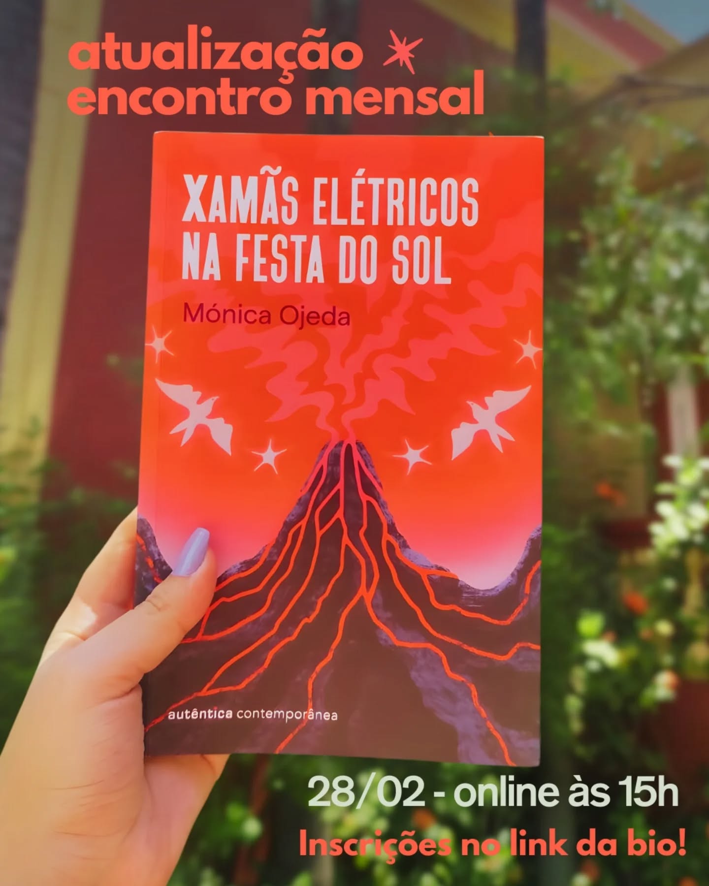 Queridos leitores, gateiros e leitores gateiros
Em razão das chuvas e do cenário de maior incidência de síndromes gripais, fizemos uma alteração na modalidade e no horário de nosso encontro mensal. O encontro presencial foi cancelado, dando lugar apenas ao encontro online, esse passa agora a acontecer no sábado às 15h através do link https://meet.google.com/gpo-eyis-sbs. Lembrando que essa atualização é apenas para o mês de fevereiro, por um golpe de sorte, esperamos ter nosso encontro presencial normalmente em março!
Agradecemos a compreensão! ✨📖📚🥳