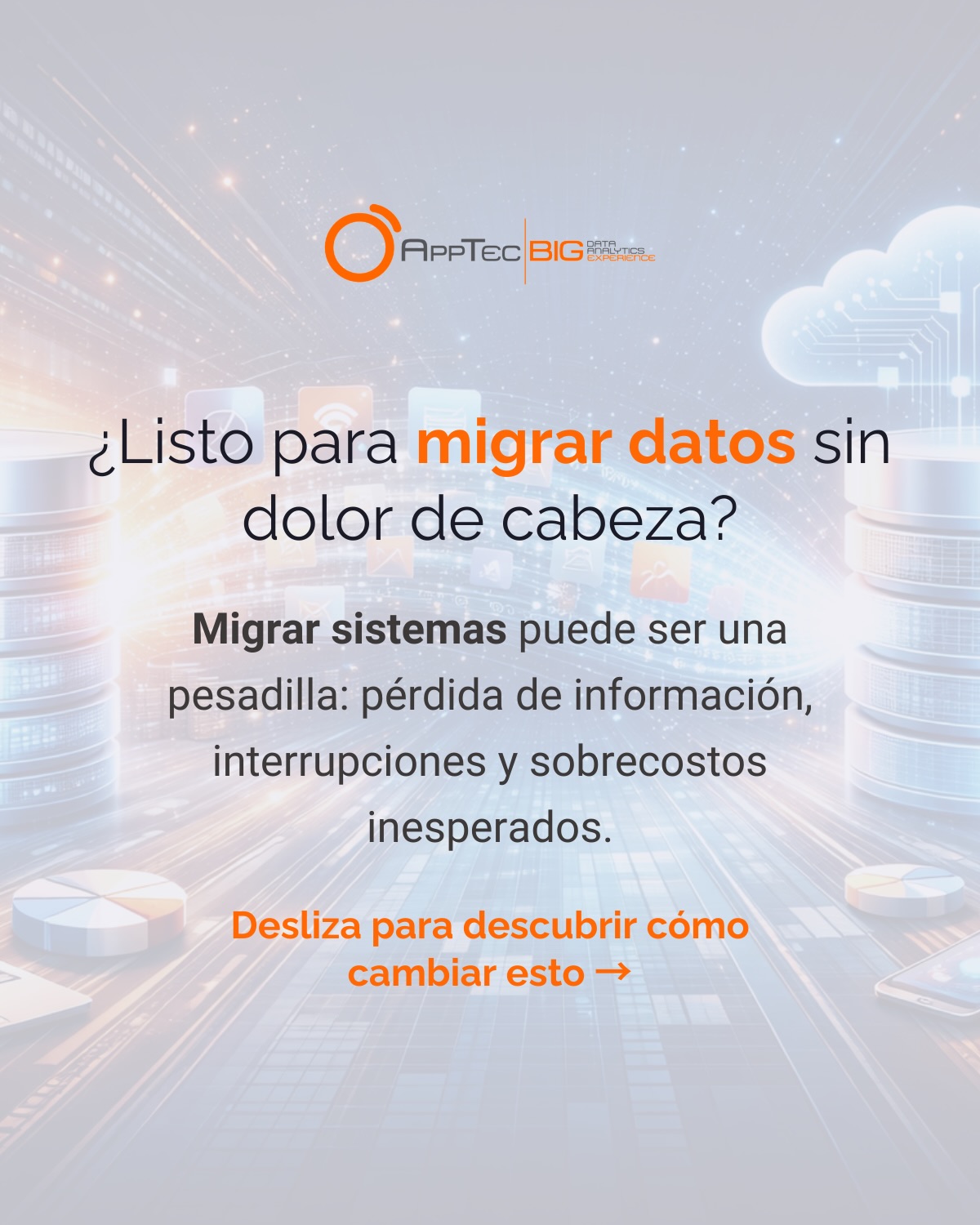 👉🏼Liam Shift transforma y consolida datos para que sean compatibles y usables desde el día uno.
En AppTec creemos que migrar no debe ser un riesgo, sino una oportunidad para crecer. Descubre cómo Liam Shift puede llevar tu operación al siguiente nivel: www.apptec.com.mx