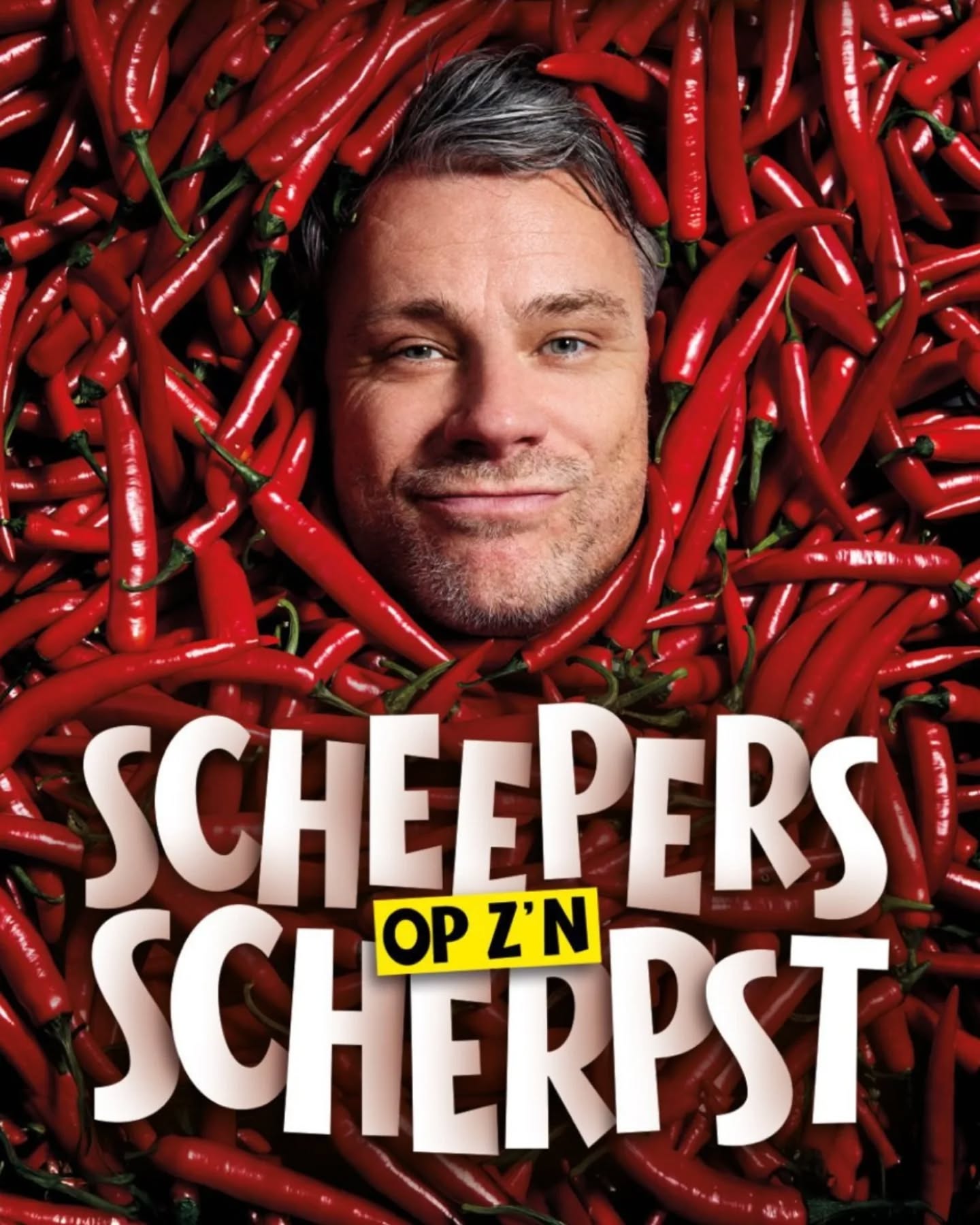 Vanaf 28 februari is @rob_scheepers terug in het theater met zijn nieuwe voorstelling:
๐ฆ๐๐๐๐๐ฃ๐๐ฅ๐ฆ ๐ข๐ฃ ๐ญ'๐ก ๐ฆ๐๐๐๐ฅ๐ฃ๐ฆ๐ง
Hij prikkelt je humor, zet je op scherp en daagt je uit om de grens van je smaak te verkennen. Bepaal zelf of je het echt pittig vindt, of dat je verwaarloosde smaakpapillen gewoon wat overgevoelig reageren.
Regie: @mikeweertsnl
Beeld: @nicoleminneboo
Poster: @martijnkonings
Techniek: @rrworkslightsanddesign
Alle shows t/m juni zijn al uitverkocht ๐ฅ๐ฅ๐ฅ
www.robscheepers.com