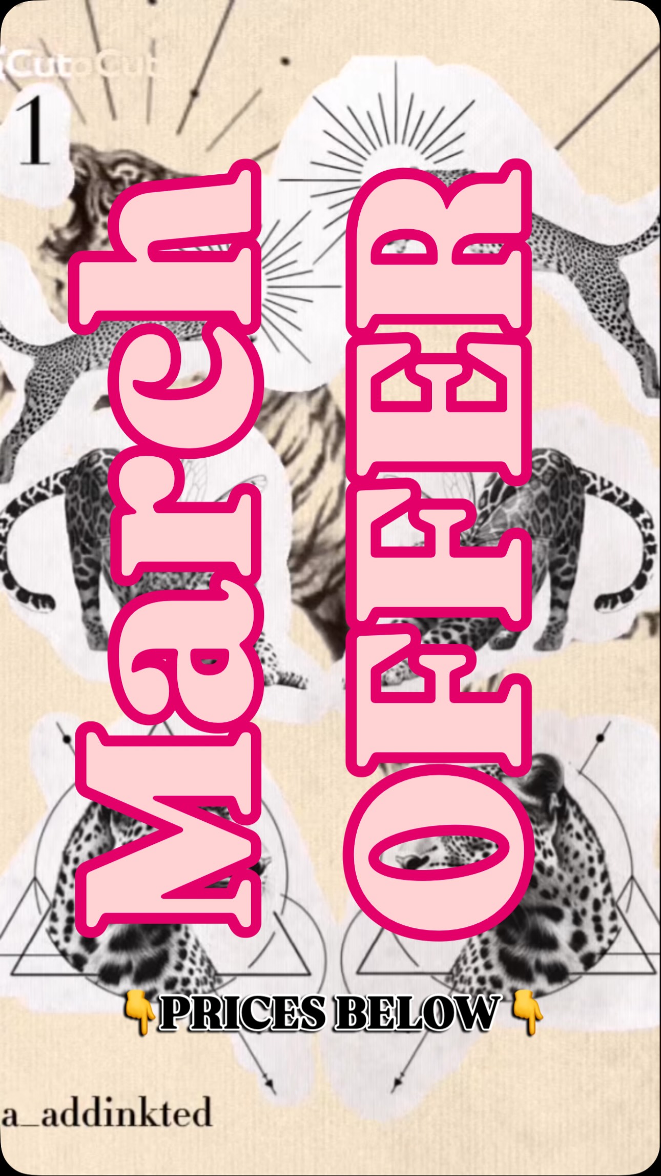 MARCH FLASH OFFER ✨
Limited flash designs available for March 🤍
Each tattoo takes approximately 3–5 hours.
Special offer prices:
• Designs 1 & 2 — 3,400 kr
• Design 3 — 2,800 kr
• Design 4 — 3,200 kr
Black & grey only.
Limited spots — once a design is booked, it won’t be repeated.
DM to claim yours ✨
@sia_addinkted
🤙 +4522584889
#addinkted7 #tattooartist #offerprice #marchoffer