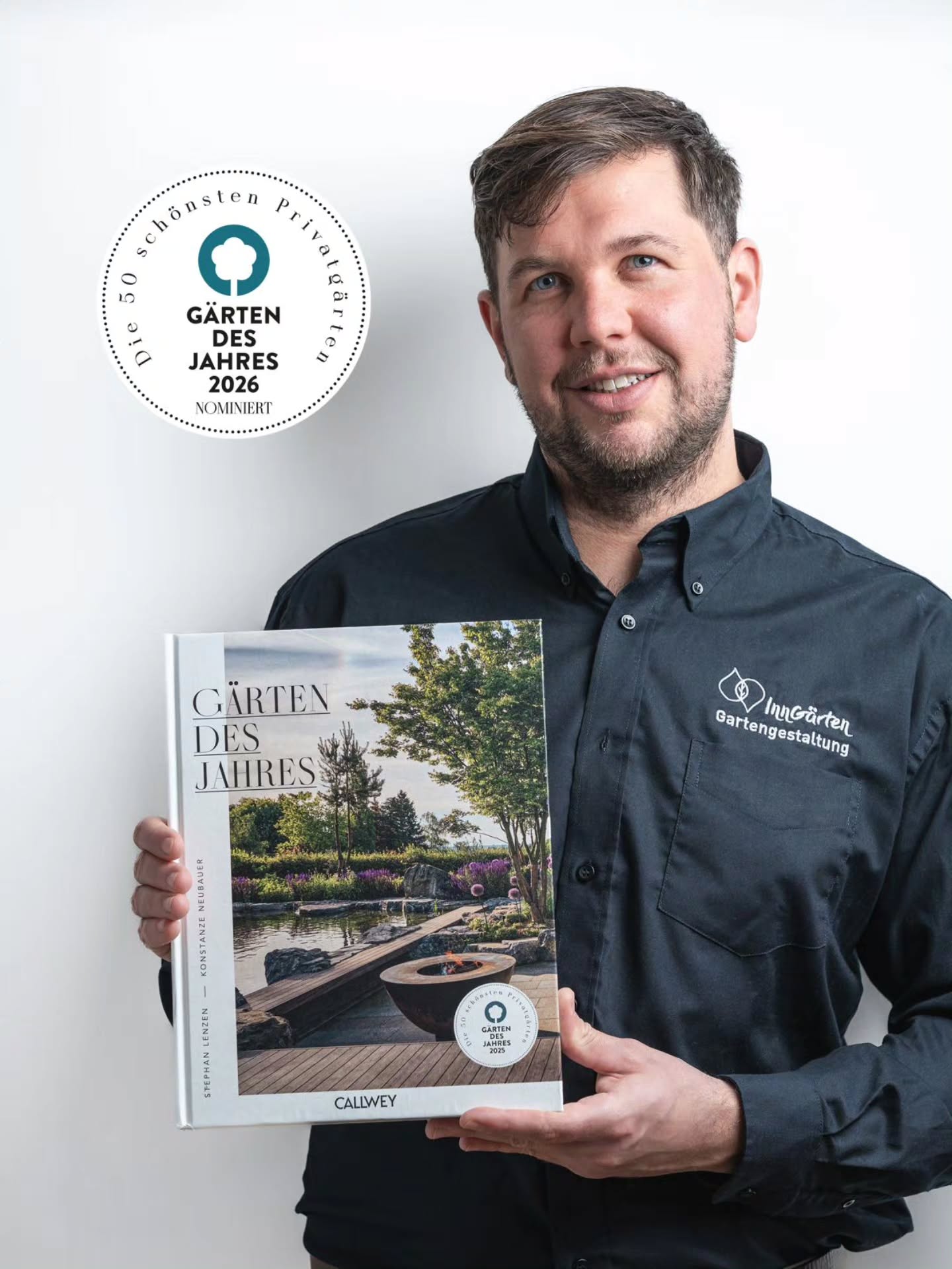 Nominierung bei „Gärten des Jahres 2026“ 🌿🏆
Im Buch 2025 sind wir bereits dabei – und diese Woche am Donnerstag folgt die Verleihung für 2026.
Ich freu mich riesig und bin schon sehr gespannt!
www.inngaerten.at
#inngärten #callway #gartengestaltung #tirolerhandwerk #galabau