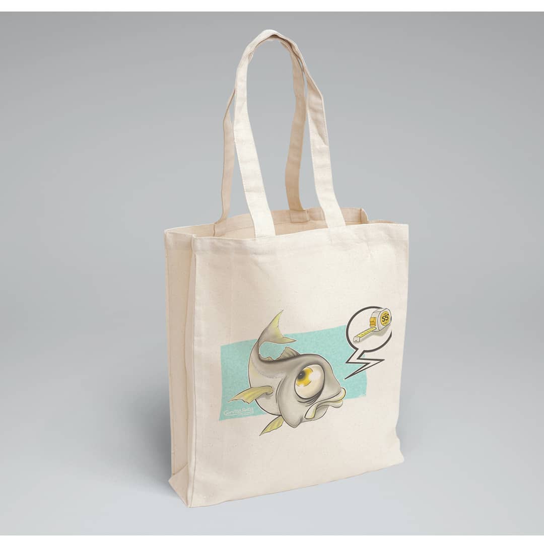 Del anzuelo al plato, ¿conoces la historia detras de tu pescado? Diseñamos esta bolsa de tela como donación a una campaña para crear conciencia sobre el consumo responsable y la conservación