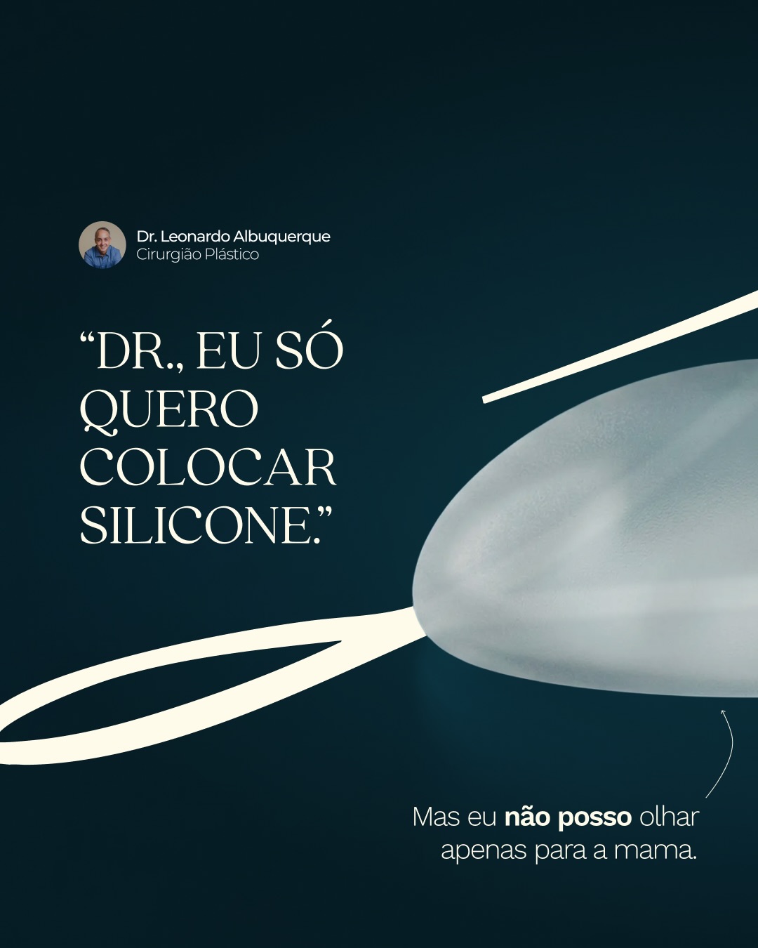 Na cirurgia plástica, o pedido do paciente é apenas o ponto de partida — nunca o ponto final.
Uma prótese, um contorno ou qualquer procedimento só fazem sentido quando respeitam anatomia, proporção, segurança e a história de cada corpo.
Meu compromisso não é entregar excessos.
É planejar resultados possíveis, naturais e sustentáveis ao longo do tempo.
📲 Clique no link da bio e agende sua avaliação.
Dr. Leonardo Albuquerque | Cirurgia Plástica
Formado pela USP e membro da SBCP
CRM-BA 23068 | RQE 10486
📍 Ilhéus – Bahia
.
.
.
#protesedesilicone #peitos #DrLeonardoAlbuquerque