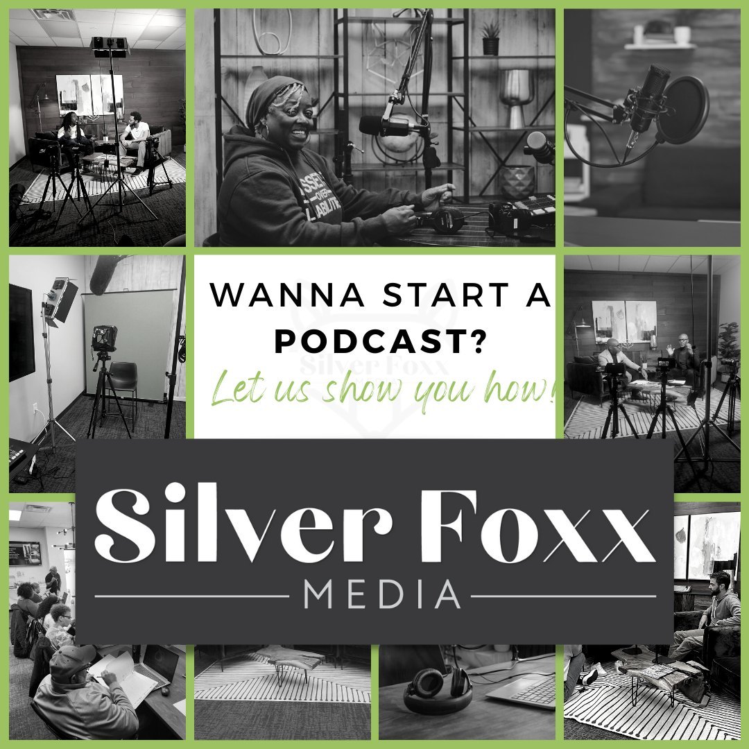 Have you been thinking about starting your own podcast, but don't know where to begin? Look no further than Silver Foxx Media! We're here to help you every step of the way, from developing your concept to recording and editing your first episode.
#podcast #silverfoxxmedia #podcastdevlopment #voiceover #recordingstudio #socialmediamanagment #familyowned #blackownedbusiness #voiceactor #indiana #indianabusiness #womanownedbusiness #womanowned #womanownedsmallbusiness #womensempowerment #femaleboss #podcasting
