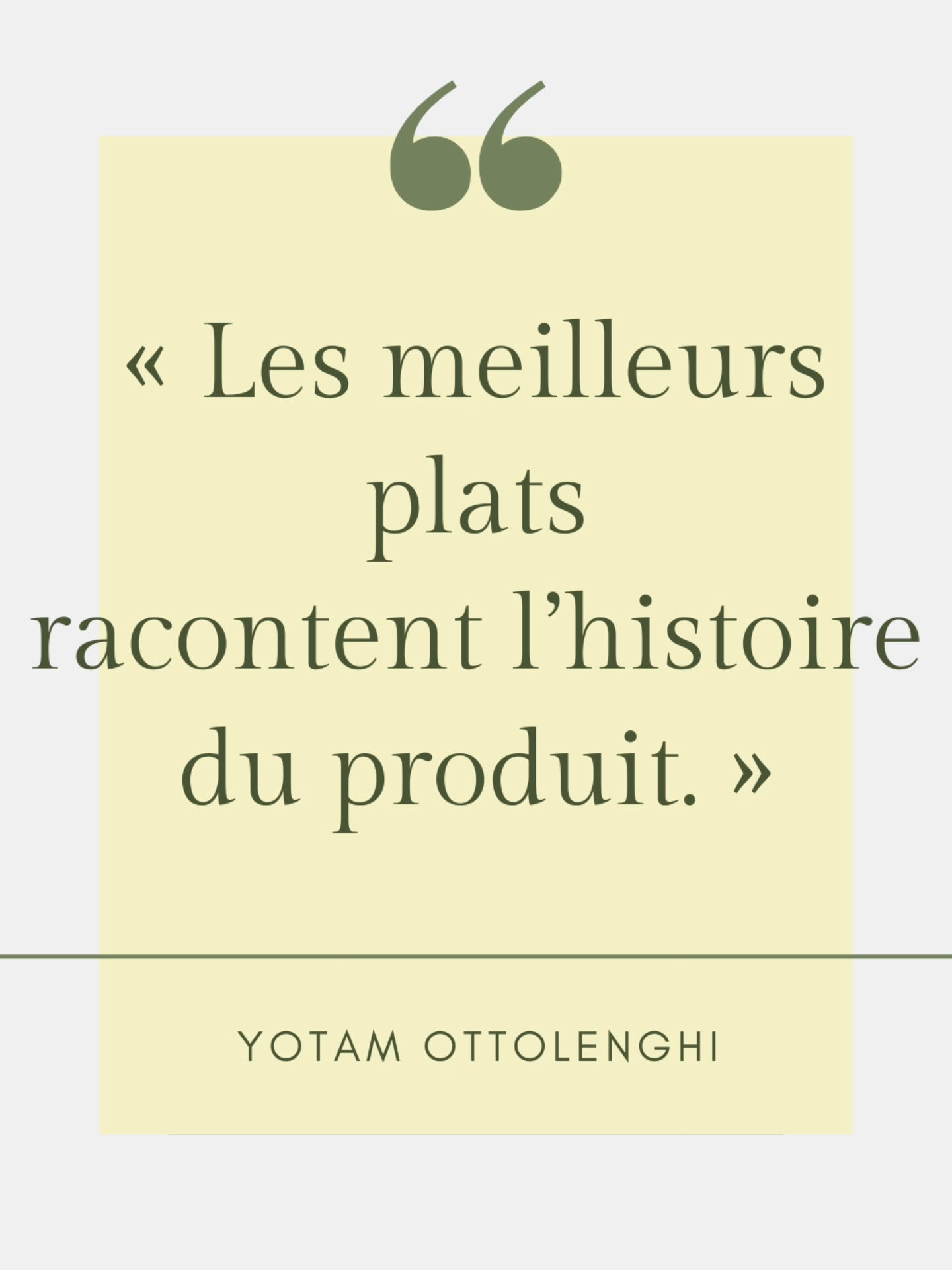 « Les meilleurs plats racontent l’histoire du produit. »
Yotam Ottolenghi nous rappelle que chaque assiette a une histoire. 🌿
De la terre à la cuisine, le produit guide le geste, la recette et la saveur.
Manger de saison, c’est raconter l’histoire du vivant dans nos repas.
#produitbrut #saisonnalité #cuisinedesaison #foodmedia #gastronomie