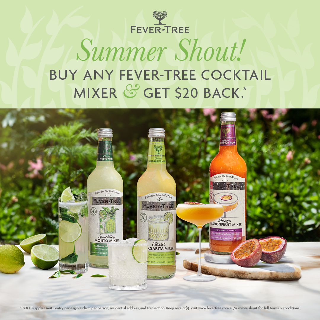 We loved working with Fever-Tree for their Summer Shout promotion! Check out the link in our bio to learn more 💙
https://www.fevertree.com.au/summer-shout
Promotional Period: Start date: 01/11/24 at 09:00 am AEDT. End date: 14/12/24 at 11:59 pm AEST, while cash back offer lasts