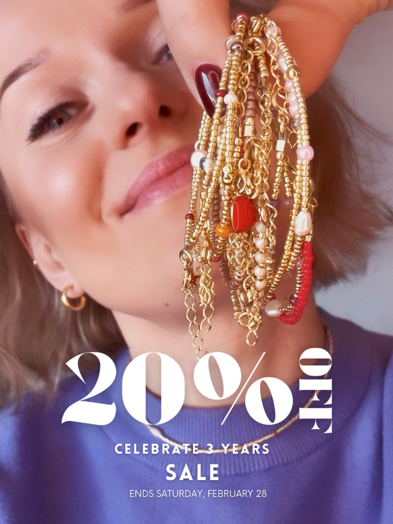 Celebrating 3 years of my brand ✨
Enjoy 20% OFF as a little thank you for being here 💛
www.lamano.no
Worldwide shipping available 🌍