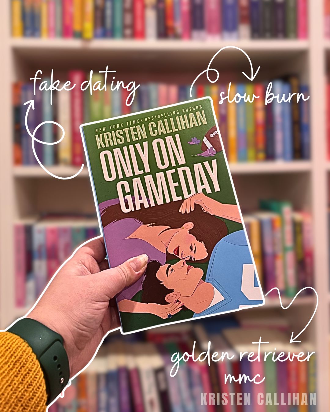 Have you read Only On Gameday yet? Follow August & Penelope in this opposites attract, sports romance!
Reading Status?
💙 Read & Loved
💜 Currently Reading
💚 TBR