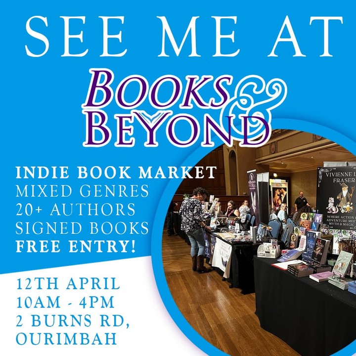 I'm so excited to announce that i'll be at @booksandbeyond2252 on April 12! Come see me and lots of other authors in Ourimbah on the Central Coast!
My preorders are open now through @beventi.co and my website shop at https://www.llhunterbooks.com/signings-and-events
Hope to see you there!