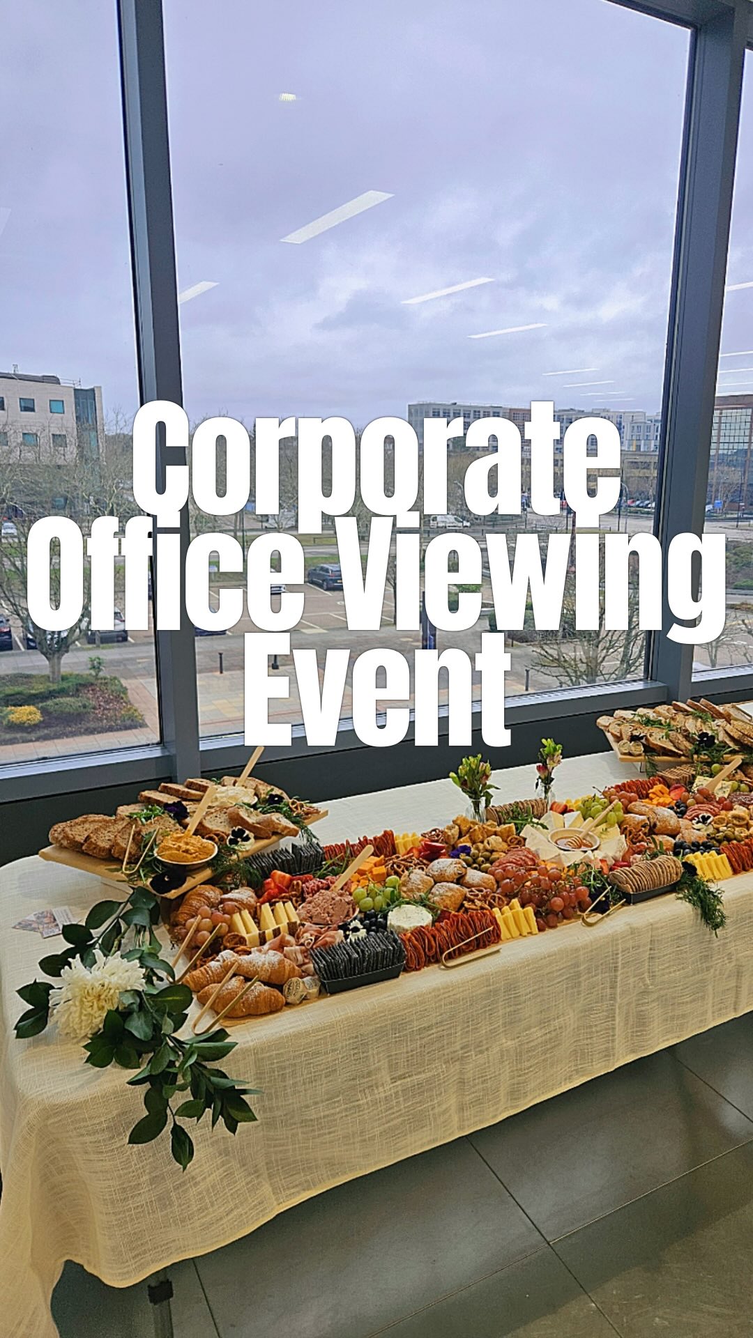 Flat Grazing Table for @parkerayltd viewing event✨