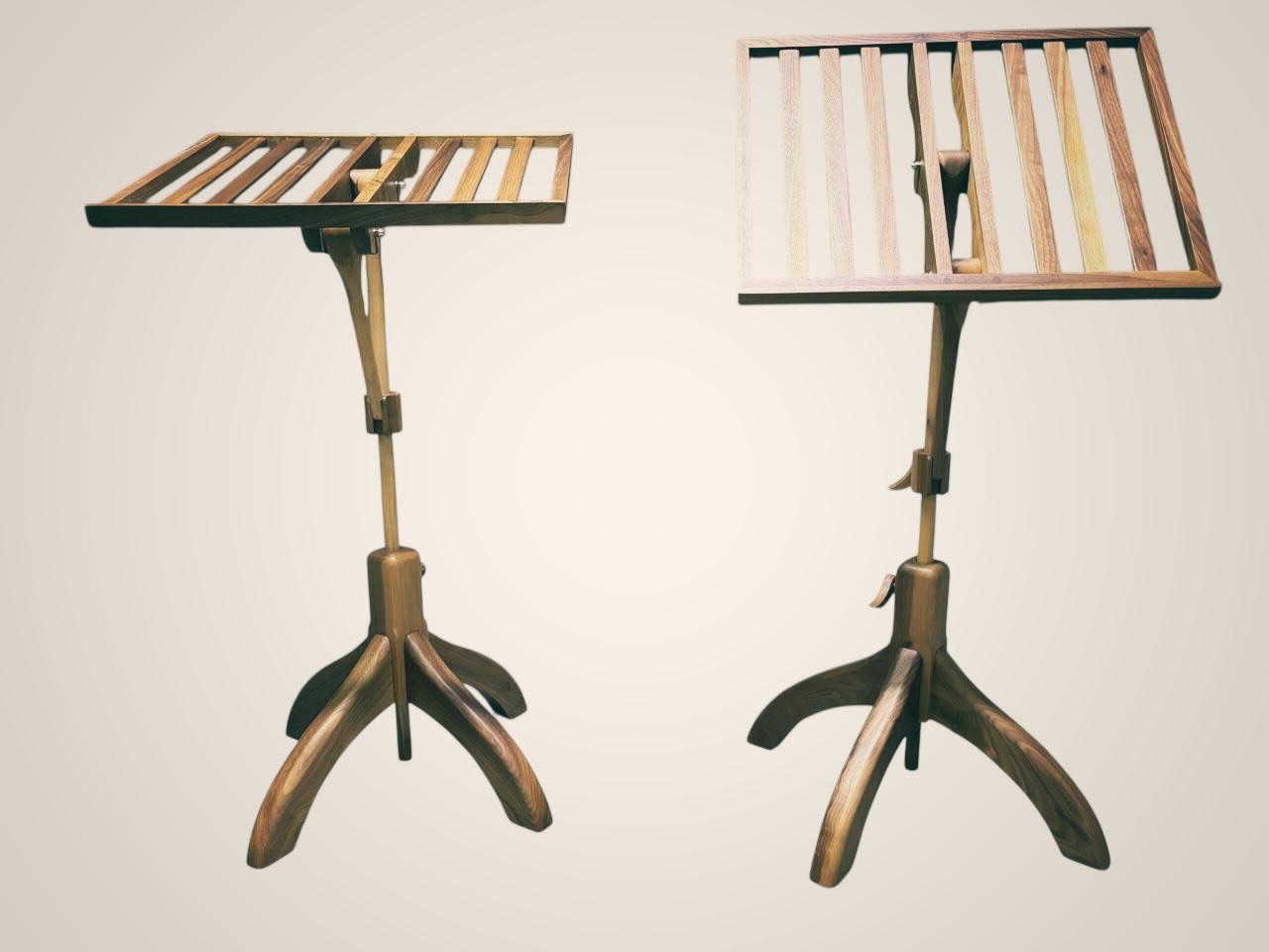 Custom walnut bookstands, fun technical make.
#woodwork #heirloomfurniture #americanwalnut #luxuryfurniture