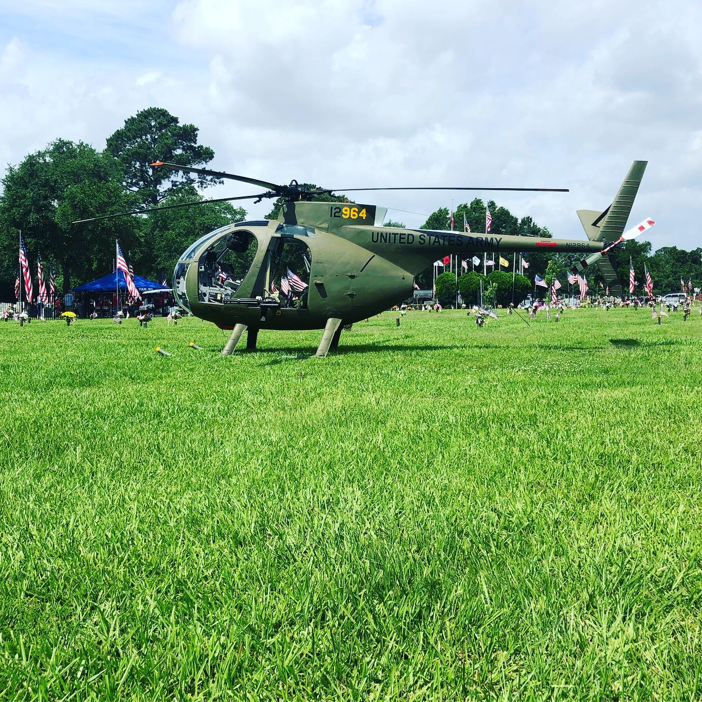 At Sterling White Cemetery for Memorial Day. #OH-6 #OH6. #hellhole #tx #texas #military #tx #texas #merica #usa #army #navy #airforce #marines #coastguard #sar #recruitment #nusafm #nusafmuseum