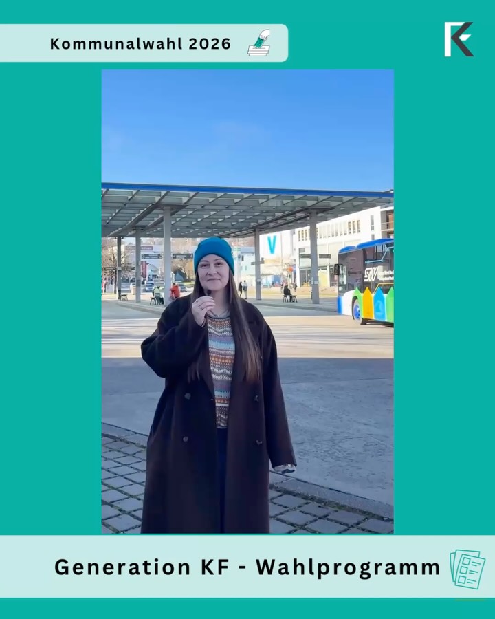 Ein guter ÖPNV muss einfach nutzbar sein.
Darum setzen wir auf digitale Infos, bessere Übersicht und eine starke Einbindung in den MVV. 📱
#generationkf #generationkfwahlprogramm #generationkfwahlkampf #generationkfkommunal2026 #kaufbeuren