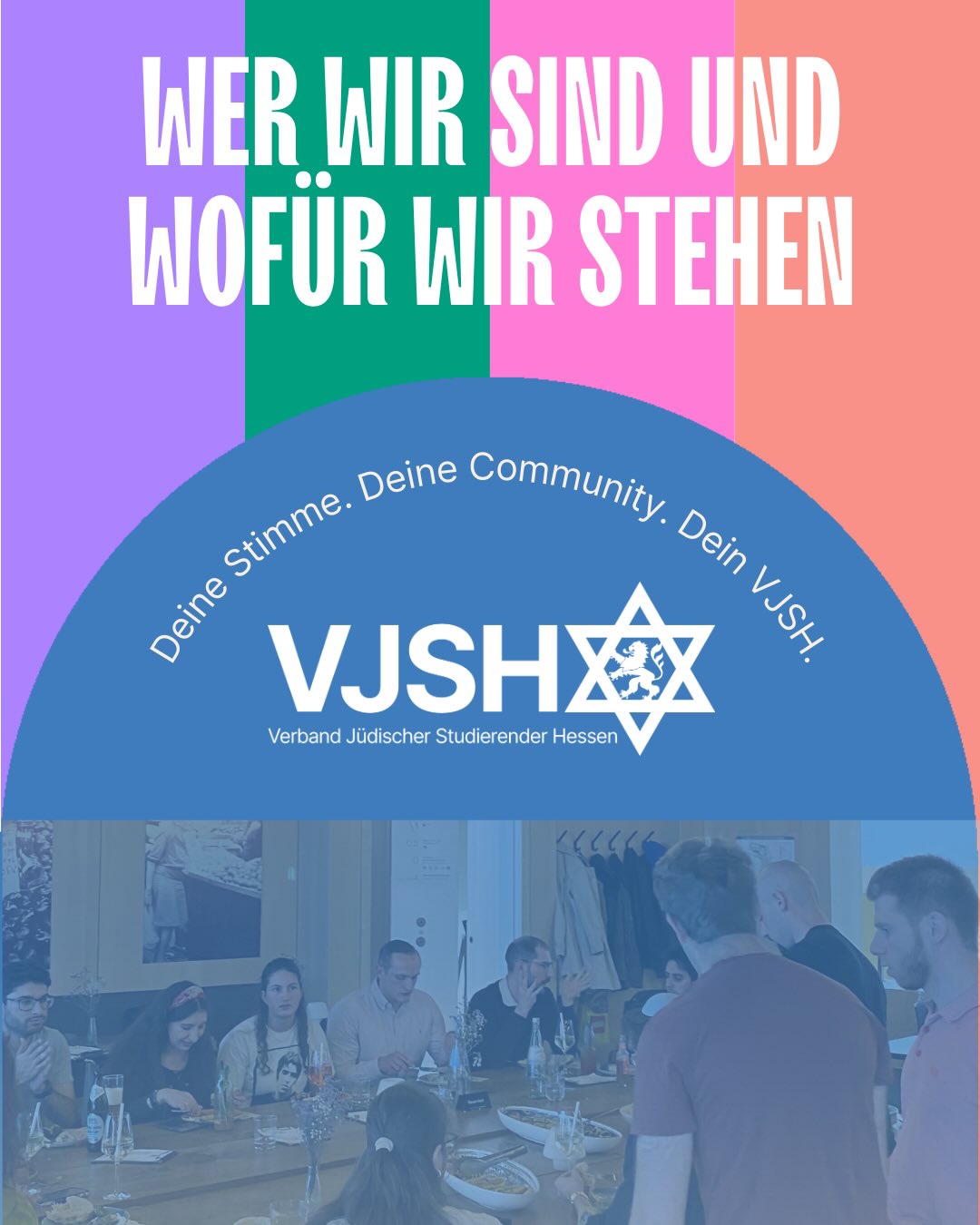 Wir sind so vielfältig wie das jüdische Leben in Hessen selbst. 🔯 Ob orthodox oder säkular, aschkenasisch oder misrachisch – beim VJSH finden wir alle ein Zuhause. Ohne Schubladen, aber mit viel Gemeinschaft. 🤝
Werd’ Teil unseres Mosaiks! 🔗 Link in der Bio.
#VJSH #JüdischesLeben #Hessen #Vielfalt #Community