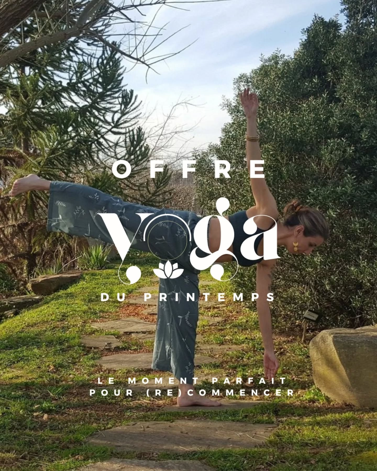 OFFRE YOGA SPÉCIALE PRINTEMPS 🌸
Le printemps arrive et c’est le moment parfait pour venir au studio ✨
Je lance une offre exceptionnelle :
👉 2 mois de pratique
👉 Accès aux cours
👉 60€ seulement
L’objectif ? Te remettre en mouvement et recréer une routine avant l’été.
⚠️ Offre valable jusqu’au 30 avril
⚠️ Les 2 mois débutent à partir de votre premier cours.
Pour en profiter, envoyez-moi “PRINTEMPS” en commentaire.