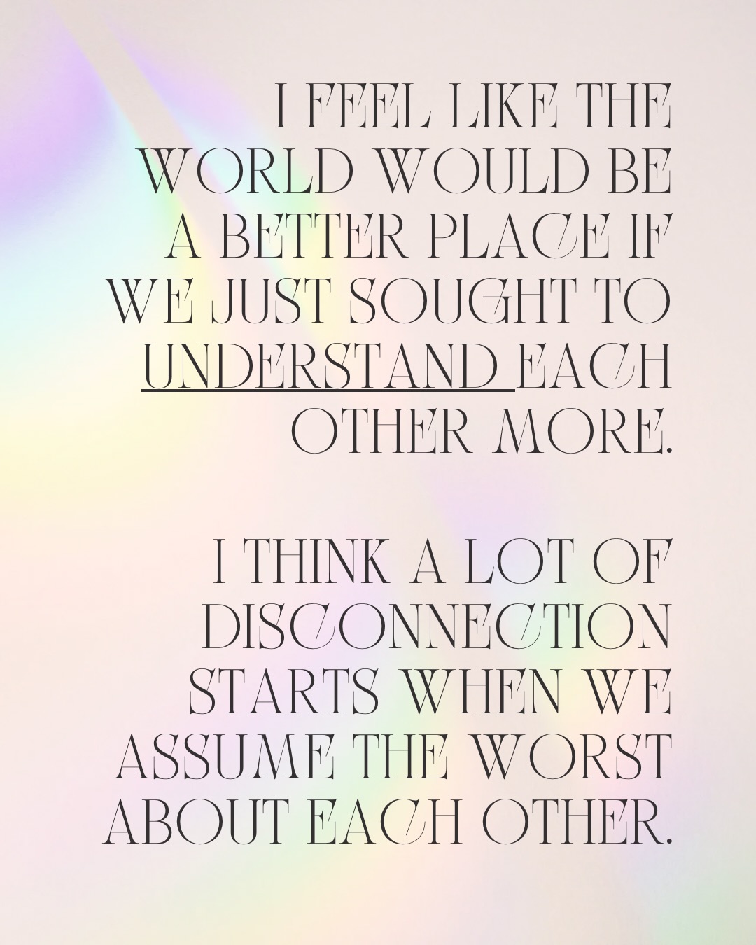imagine if we all did this 🌎✨💞
#leadwithempathy #humanconnection #personalgrowth