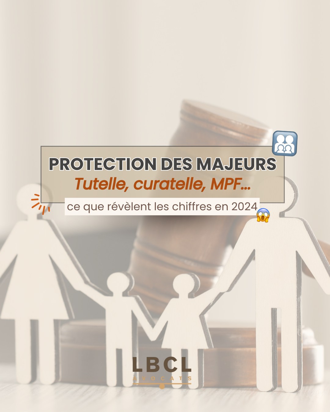La protection des majeurs vulnรฉrables est une rรฉalitรฉ de plus en plus prรฉsente dans les familles franรงaises
Curatelle, tutelle, sauvegarde de justiceโฆ Derriรจre ces termes juridiques se cachent des situations humaines complexes, souvent mises en place dans lโurgence, lorsque rien nโa รฉtรฉ anticipรฉ.
โ ๏ธ Les chiffres parlent dโeux-mรชmes, la majoritรฉ des mesures sont aujourdโhui confiรฉes ร des associations.
Et si la meilleure protection รฉtait celle que lโon organise soi-mรชme, en amont ? โ
Le mandat de protection future permet justement de choisir, dโencadrer et dโanticiper, plutรดt que de subir une dรฉcision judiciaire.
๐ฉ Vous souhaitez en savoir plus ou anticiper pour vous ou pour un proche ? Nous sommes ร votre รฉcoute, en toute confidentialitรฉ.