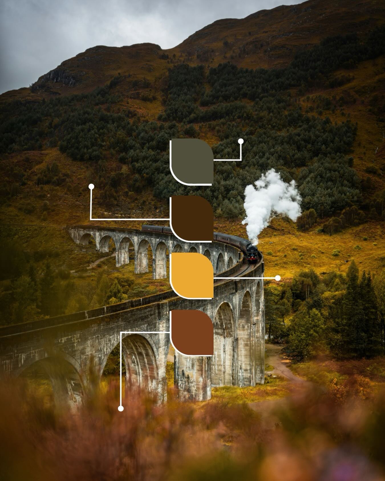 Pulled straight out of the golden hills of seasonal change. 🍁 🍂 🍃 warm browns, soft ochres, and terracotta tones that feel grounded, calm, and nostalgic —> Perfect for the brands that want warmth without losing sophistication: think earthy packaging, artisanal vibes, or a premium interiors. 🫶