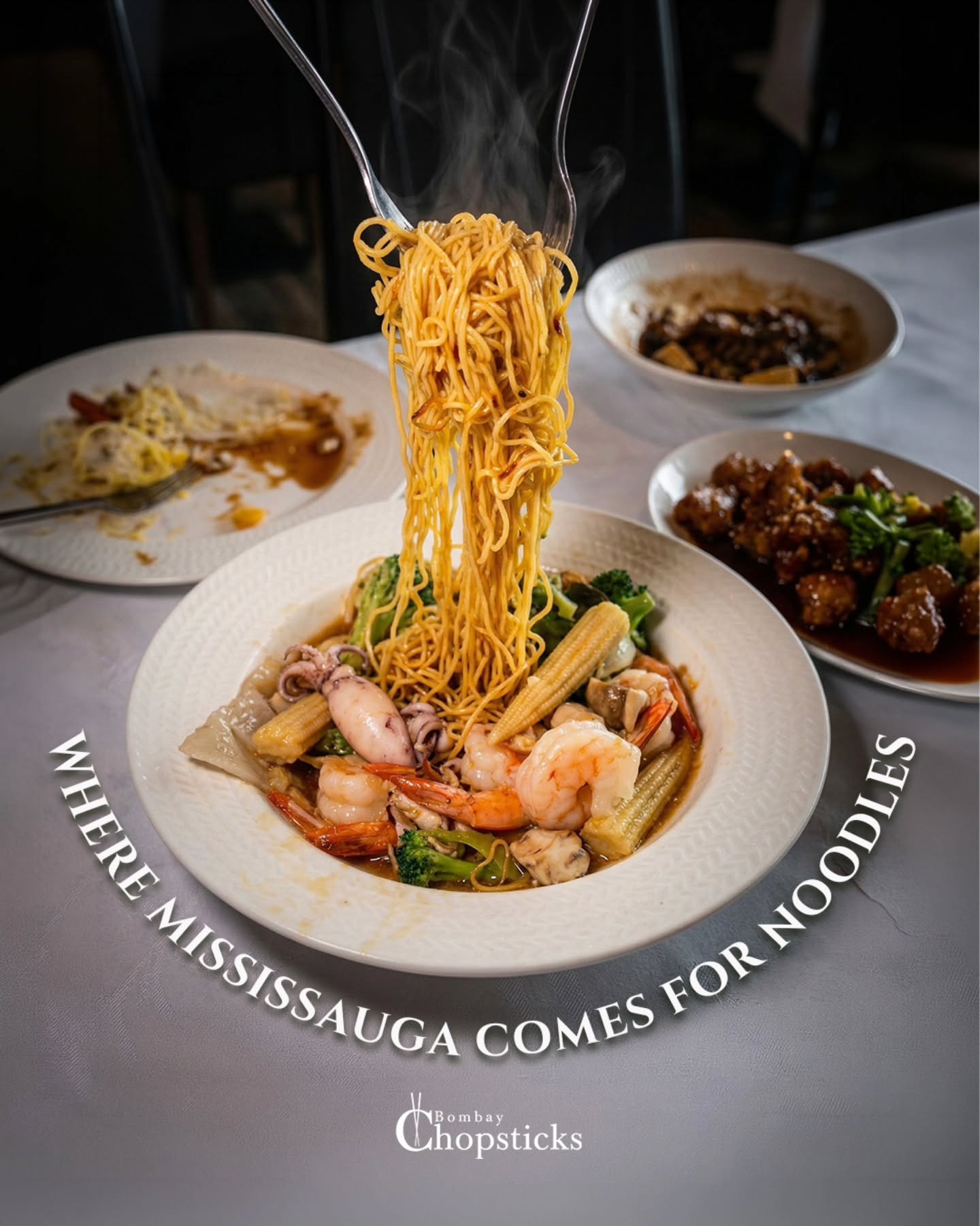 Where Mississauga comes for noodles.
Wok-tossed, steaming hot, and loaded with flavour. The kind of noodles you lift once… and keep going back for.
Only at Bombay Chopsticks.
.
Mississauga Indo Chinese restaurant, Bombay Chopsticks noodles Mississauga, dine in Mississauga, Hakka noodles Mississauga Ontario, Indo Chinese cuisine Canada
.
#BombayChopsticks
#MississaugaEats
#MississaugaFood
#IndoChineseCuisine
#GTAFoodies
.