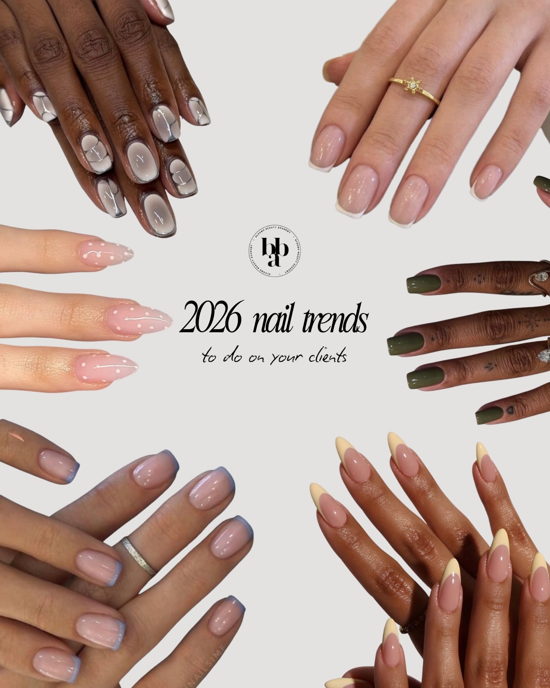 We’ve gathered up the nail trends for 2026 💅
Save this for inspo!
