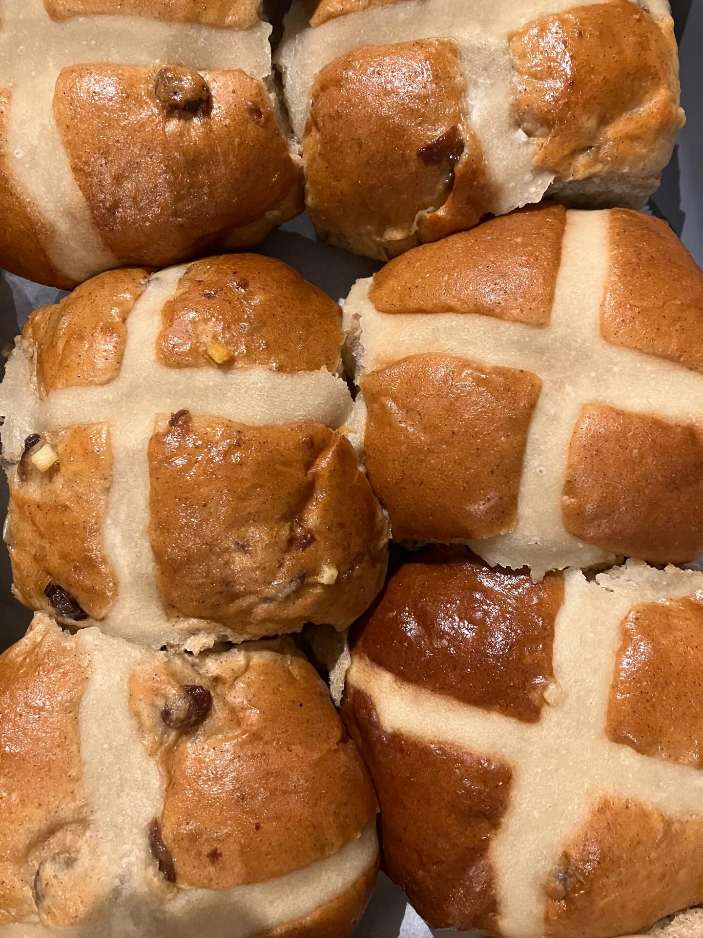 Yes I caved, Hot Cross Buns available on my website now, available only on Saturday’s.