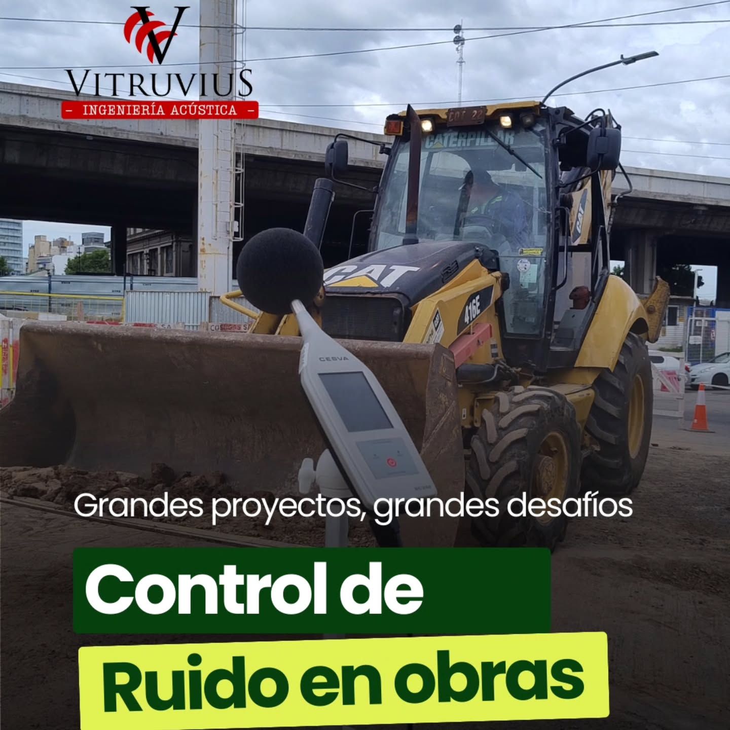 Cada vez más empresas eligen llevar a cabo estudios de impacto acústico y controles de ruido con VitruviuS Ingeniería Acústica. 💪🏻 Con esto pueden implementar soluciones antes de iniciar una obra civil o corregir problemas durante su ejecución.👷🏻♂️ De esta forma, además de cumplir con la legislación vigente, minimizan riesgos de conflictos por contaminación acústica. 🔕
La empresa ELEPRINT nos eligió para controlar los ruidos de su obra en el Paso Bajo Nivel Irigoyen (FFCC Sarmiento), que permitirá reducir tiempos y mejorar la seguridad vial en el barrio de Villa Luro, CABA. 🛤️🚆🚧🚗🚙
VitruviuS Ingeniería Acústica
www.acusticavitruvius.com
+54 9 11 6321 6230
📍CABA 📍Mar del Plata
#ContaminacionAcustica #controlderuido #ingenieriadesonido #ObrasPúblicas #obracivil