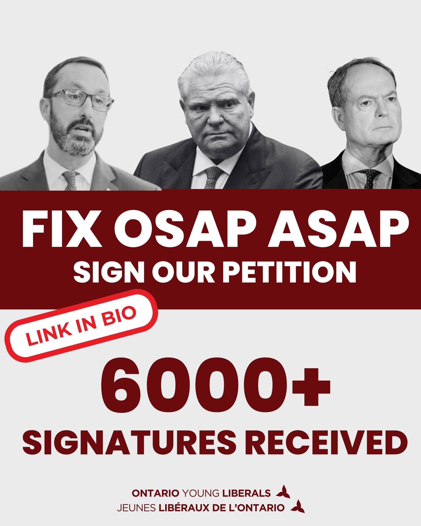6,000+ signatures and counting.
Students, parents, and allies across Ontario are speaking out against OSAP cuts that mean less support and more debt.
Let’s keep the momentum going.
Sign the petition. Link in bio.
#onpoli #osap #education
//
Plus de 6 000 signatures et ça continue.
Étudiantes, étudiants, parents et alliés partout en Ontario se mobilisent contre les coupes à le RAFEO qui signifient moins de soutien et plus de dettes.
Continuons sur cette lancée.
Signez la pétition. Lien dans la bio.