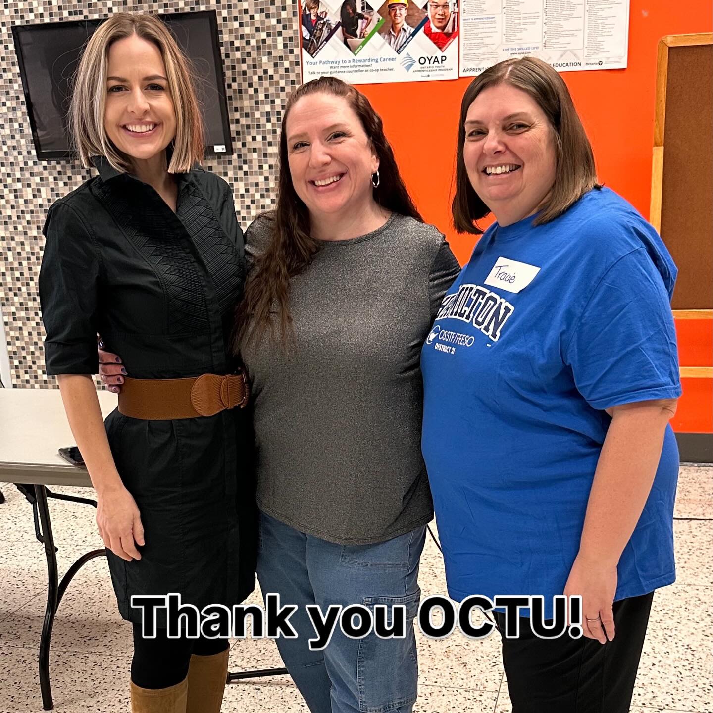 We’re honoured to have been part of this year’s OCTU Professional Development Day. Food4Kids Hamilton was invited to speak at this special event, hosted in partnership with @hwdsb where 125 Office Clerical and Technical Unit (OCTU) members gathered under the theme “Celebrating Growth, Inspiring Change.”
Special shout out to Jodie Osmond, PD Officer and Tracie Hylton, OCTU Union President.
#hwdsb #schoolstaff #hamiltonontario