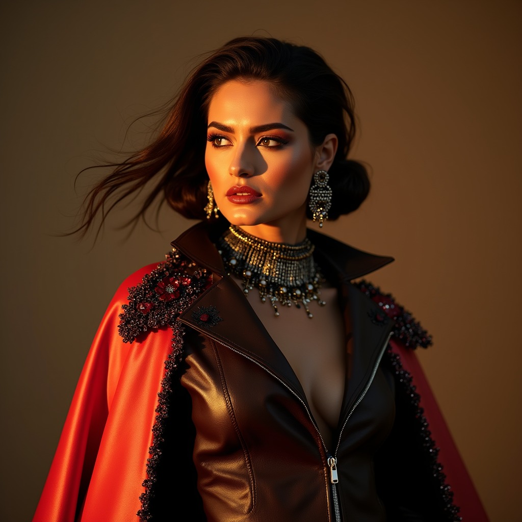 A Luis jacket, reimagined for Purim — dramatic enough for costume, refined enough for every day. Crafted in British‑inspired tailoring from ethically sourced leather — bold collar, cape drape, ornate trim. Costume: amplify with theatrical trim. Everyday: tone down for tailored polish. Discover limited Purim styling — link in bio. Which look would you wear? 🎭🖤✨ #LuisLeather #PurimStyle #MadeToLast #WearYourStory #LuxuryThatLasts #SustainableStyle #TailoredLeather #CoutureReady