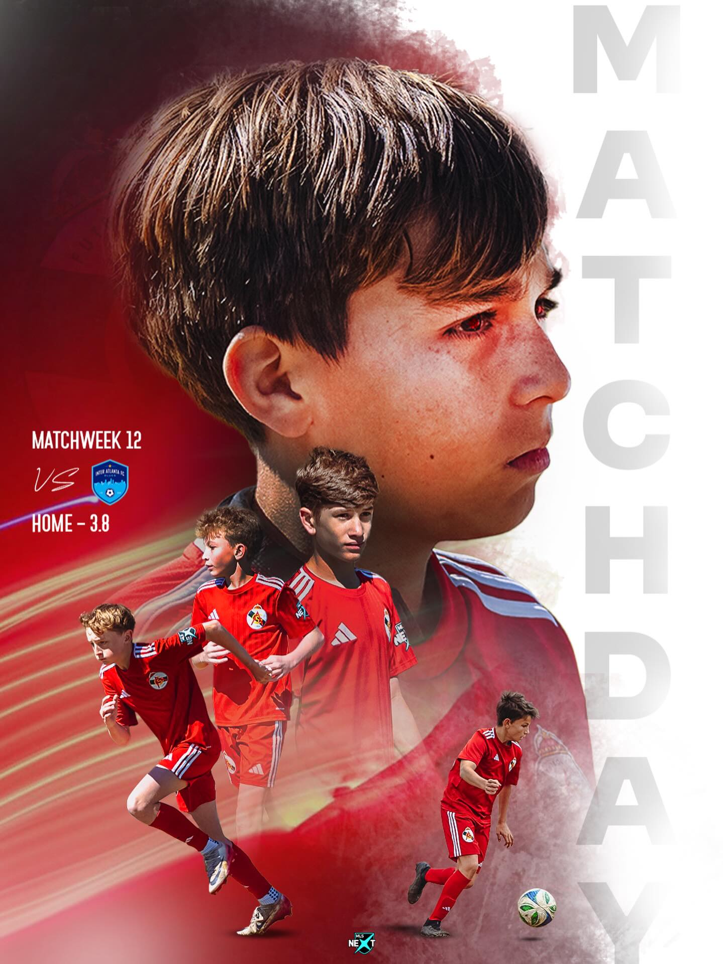 Matchweek 12 is here! ⚽️
Our boys are back at home this Sunday as we host Inter Atlanta., It will be a pair of exciting and highly competitive matches.
Come out and support the boys and enjoy some great soccer!