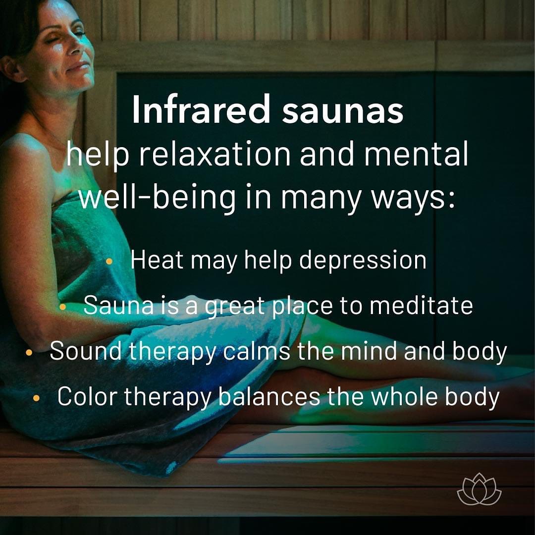 Looking for a way to treat yourself to some self care? Take some time to relax in our infrared sauna before any facial treatment 🔥