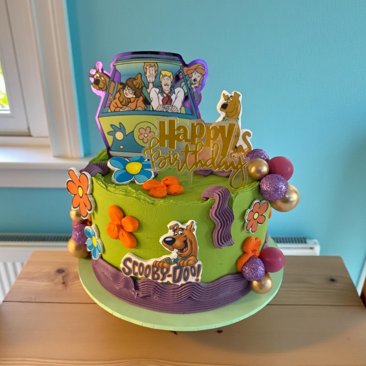 Let’s stick with another children's
cake, still love this one I did for Tommy’s 4th Birthday, Now I couldn’t upset the grandson and do a Pokémon cake like I had planned 😂
#scoobydoo #scoobydoocake #4thbirthdaycake #birthdaycake