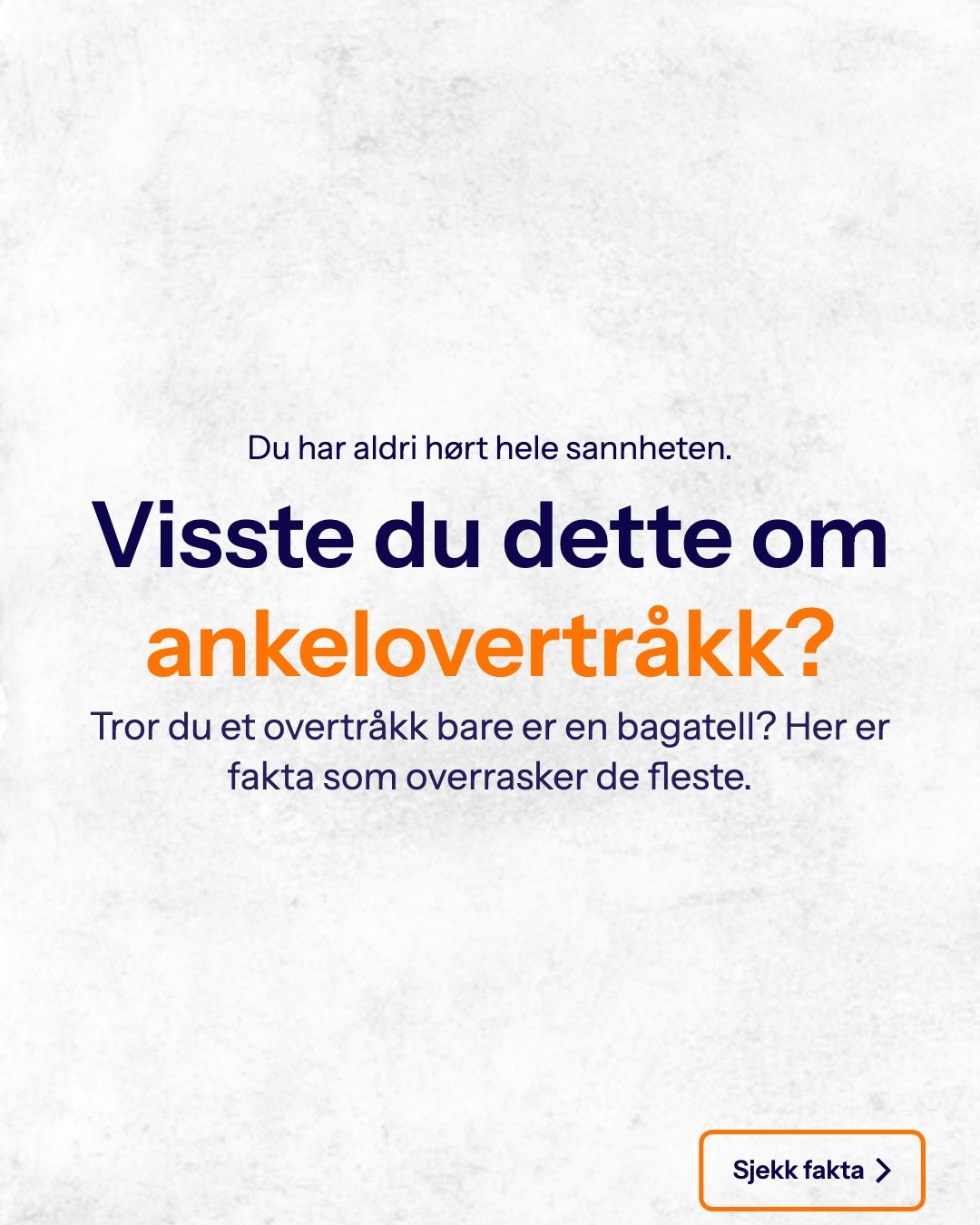 Visste du dette om ankelovertråkk? 🤔💥
Sjekk ut vår nye carousel for å lære mer om vanlige skader, behandlinger og tips for å ta vare på ankelen din! 🦶🚑
#ankel skade #løpeskade #ankel ligament #dr.bertz