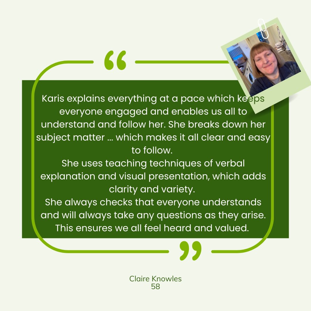I never take words like this lightly.
When someone says they feel heard, valued and able to truly understand what’s being taught, that matters more to me than anything.
My background as a qualified teacher means I don’t just share information.
I break it down.
I pace it properly.
I check understanding.
I create safety for questions.
Because real change only happens when people genuinely understand what’s happening in their bodies — and feel confident enough to act on it.
Claire, thank you. Your words mean more than you know 🤍
If you’d like to experience this kind of supportive, research-led space for yourself, or would like me to visit your workplace, my DMs are always open.
#WomensHealth
#MenopauseSupport
#WomensWellbeing
#HealthEducation
#WorkplaceWellness
ConfidenceBuilding
EducateYourPlateCIC