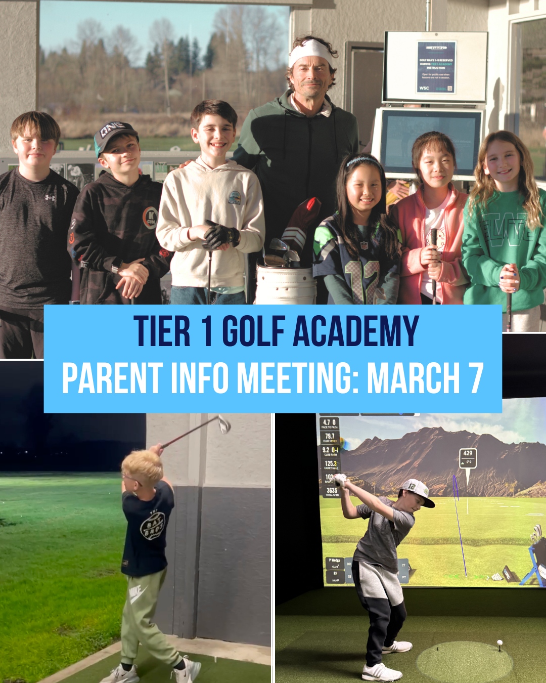 Your junior golfer's next chapter starts here. 🏌️⛳
Join us March 7 for a parent info session with Tier 1 Golf Academy Director, Daniel Jarvie. Open to ALL families — whether your child is already part of our Academy or you've just been wondering what it's all about.
Come meet Director of Golf, Daniel Jarvie, learn about our developmental pathway for ages 7–18, and get your questions answered.
📍 WSC Cabin | ⏰ 10:00–11:30am | ☕ Bagels & coffee provided
RSVP at the link in bio — and bring a friend!