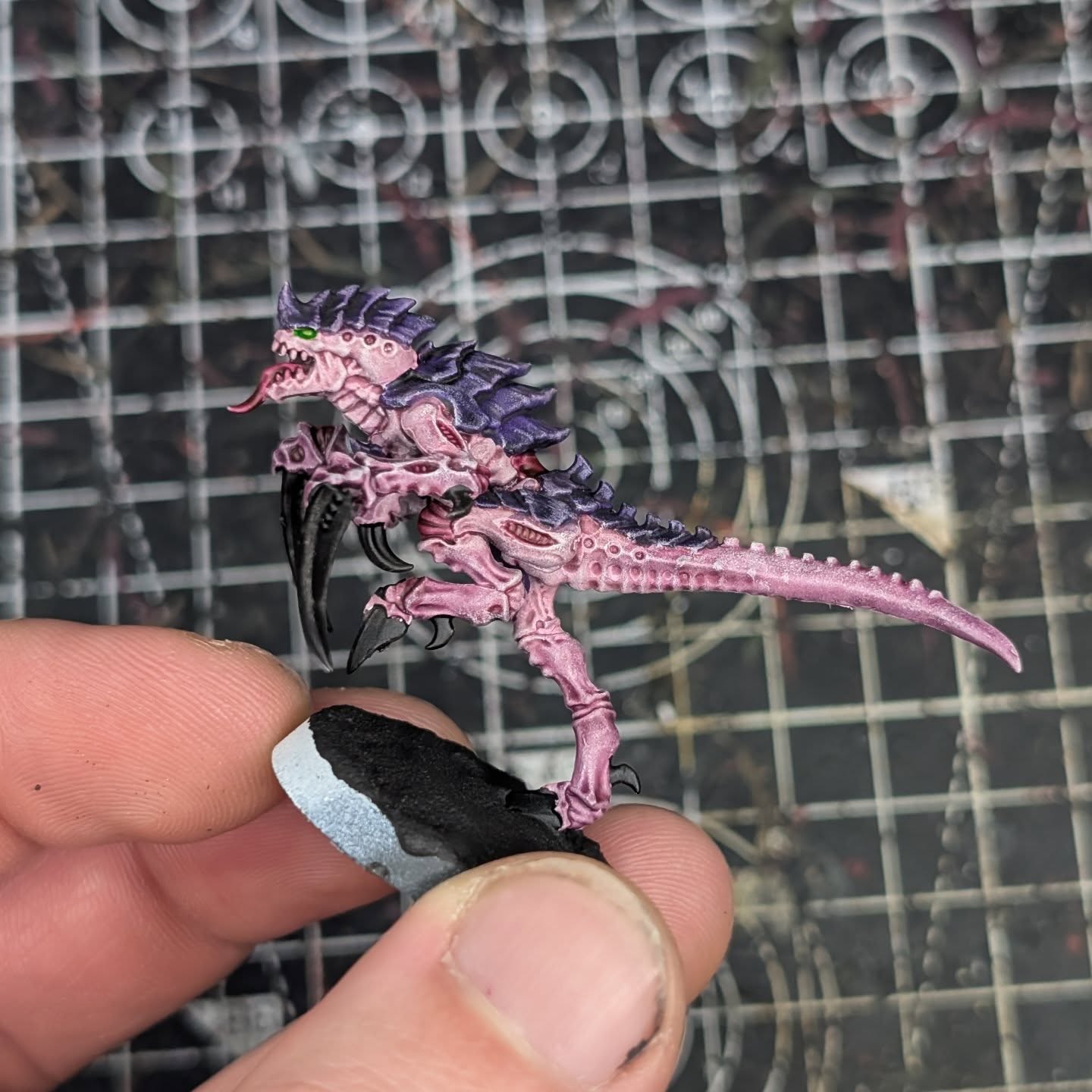Some alien freaks well on their way to being finished. This one looks like actually he might be quite a happy friendly guy, like a border collie. Just don't leave him alone in the room with your kids