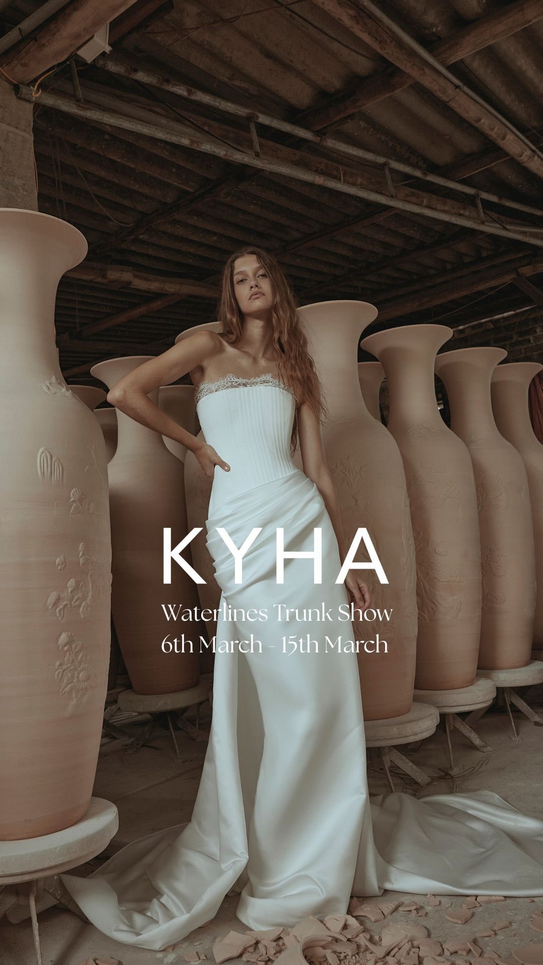 @kyhabride Waterlines Trunk Show | 5th - 15th March
Get ready to experience the entire Waterlines collection at @lvbridalstudio. Due to high demand, we recommend booking your appointment in advance.
Book your bridal appointment between the 5th - 15th March to try on the full collection.
See you then x