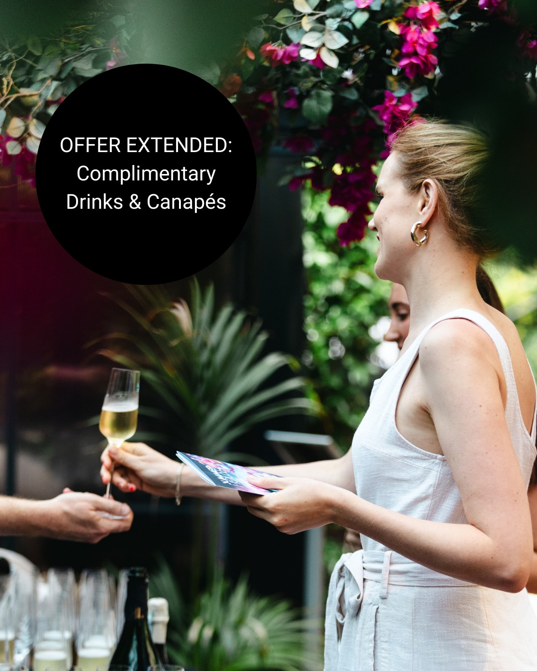 Offer extended until April. 🤍
Enjoy a complimentary drinks reception for all events booked at our Marylebone or City of London locations - now available for celebrations taking place up until 30th April, when booked by 31st March.
Ordinarily £35 per person, your reception includes:
✨ Two glasses of Prosecco per guest
✨ Three elegant canapés per guest
Giving you a little more time (and budget) to plan something truly exceptional. ✨