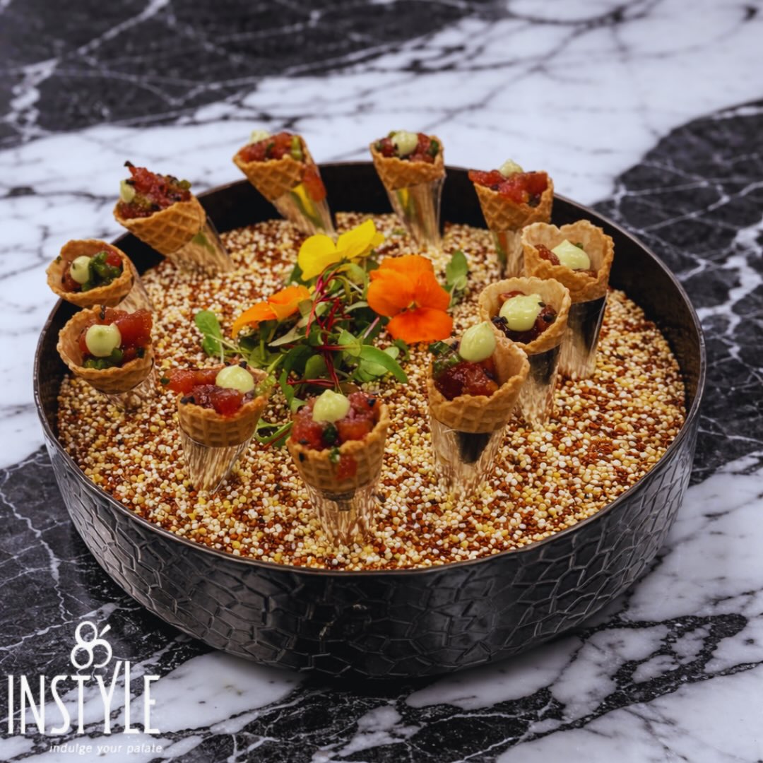 An afternoon honoring achievement, connection, and celebration at the University of Miami Scholarship Luncheon.
A midday reception layered with vibrant flavors, refined presentation, and thoughtfully curated bites.
From sesame-soy ahi tartare cones and miso glazed salmon over jasmine rice, to guava-lacquered short rib with yucca mash and a vibrant vegan calabaza plate; each element was crafted to feel light, elevated, and intentional.
Because meaningful gatherings deserve food that reflects the moment.
Which bite would you reach for first?
#InStyleCatering #UniversityOfMiami #miamicatering #miamievents #ualumni