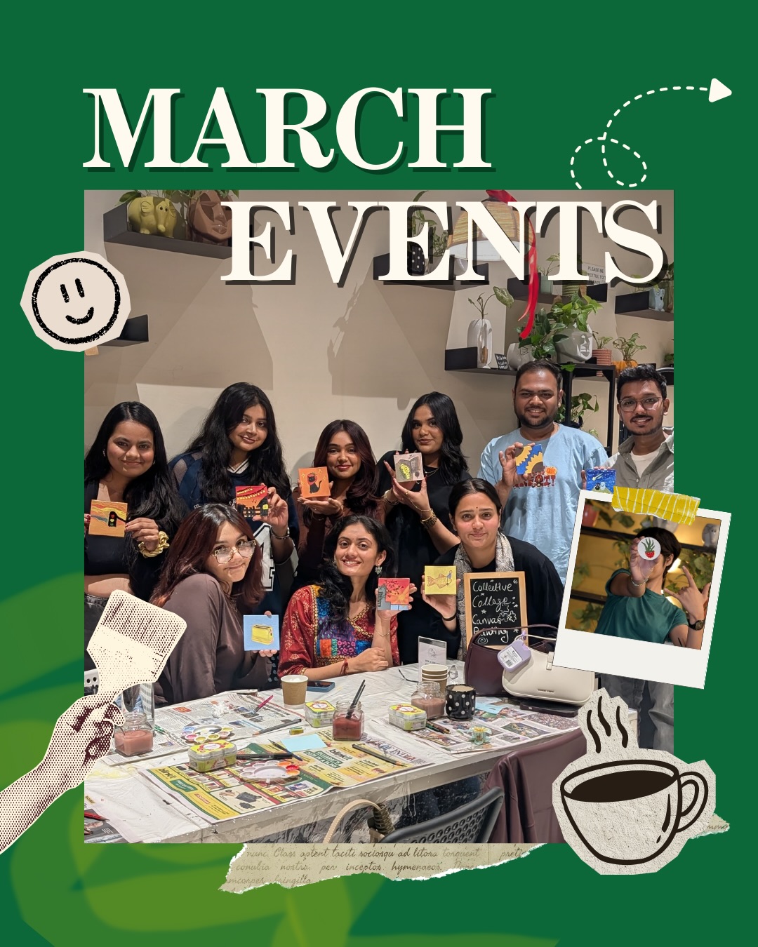 March is here… and so are your new excuses to step out 🌿😉
Register through the AllEvents link in bio.
📍Weekday Events: Rajpath–Rangoli Road
📍Weekend Events: Naranpura
.
.
#marchatcpl #cplrajpathrangoli #thingstodoinahmedabad #crazyplantladycafe #marchmood ahmedabadevents