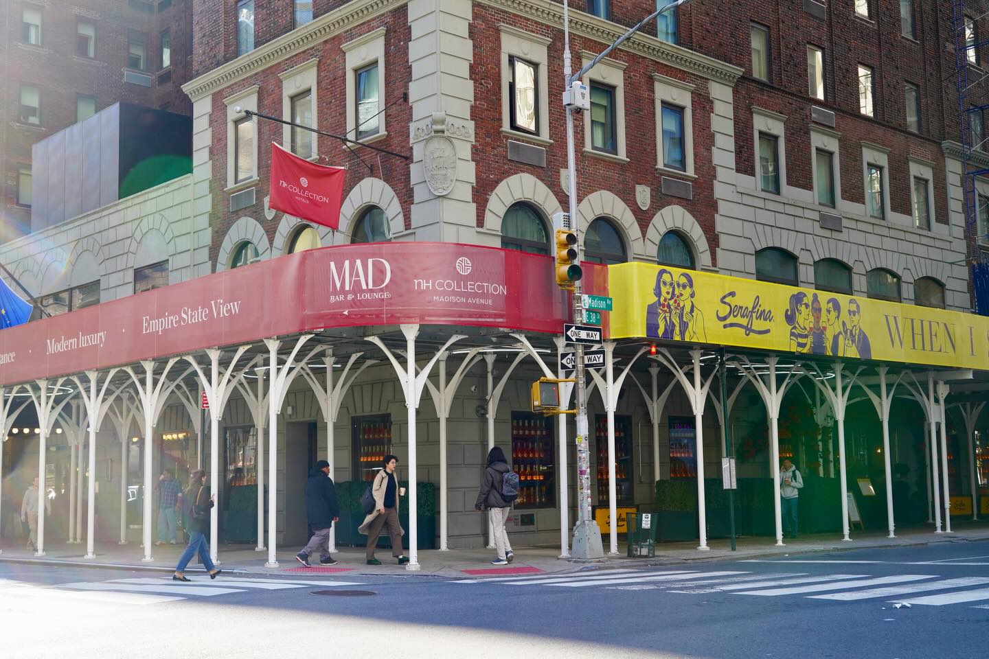 Project Spotlight: 22 East 38th Street
Read what our VP of Operations Paul DeFeo thinks about this installation below!
“This job highlights Urban Umbrella’s engineering at its best: 300 PSF strength, no cross-bracing, custom tenant signage, and extra-bright LEDs—built to perform and designed to enhance the street and elevate the pedestrian experience.”