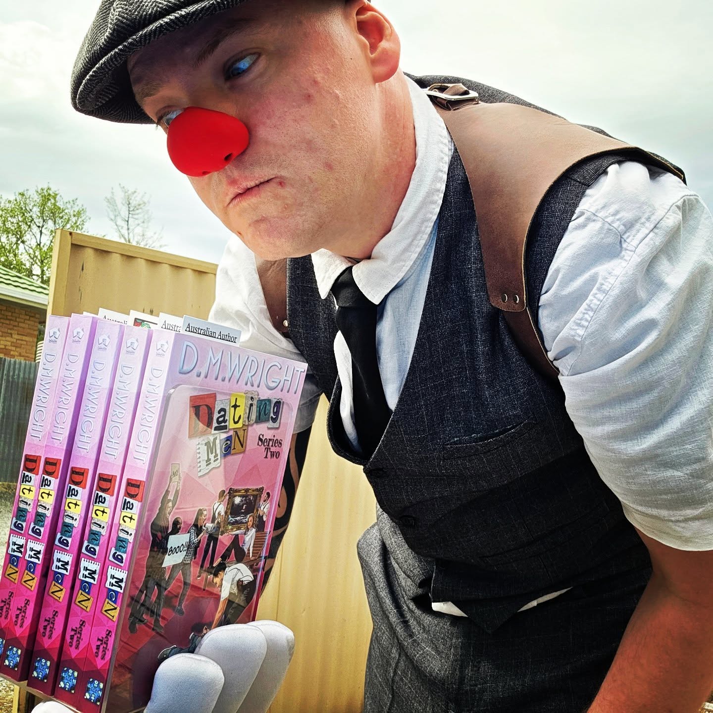 "DATING MEN: Series Two" by Australian Author D. M. Wright.
DMWproductionsAus.com (Best viewed on desktop version)
The dating world is hard enough but for Ryan and Audrey, it’s absurder by the day!
The Productions House is on the road to cancellation! Rumours of sexual misconduct are spreading like wildfire, and that's not the worst of it for The Man, Mr. Troy, and his libido-loopy employees.
Protesters raging outside grow by the day, an inspector is determined to shut them down and, still, the staff must do their work or risk being fired by the Evaluators.
Though desperate to save the company and their jobs, there's about as much hope for survival as there is for Audrey and Ryan finding love in the midst of it all. Will the chaos every end, or will it end them?
Amazon.com/author/dmwright
DMWproductionsAus.com (Best viewed on desktop version)
#booktube #books #bookstagram #booksformen #clown