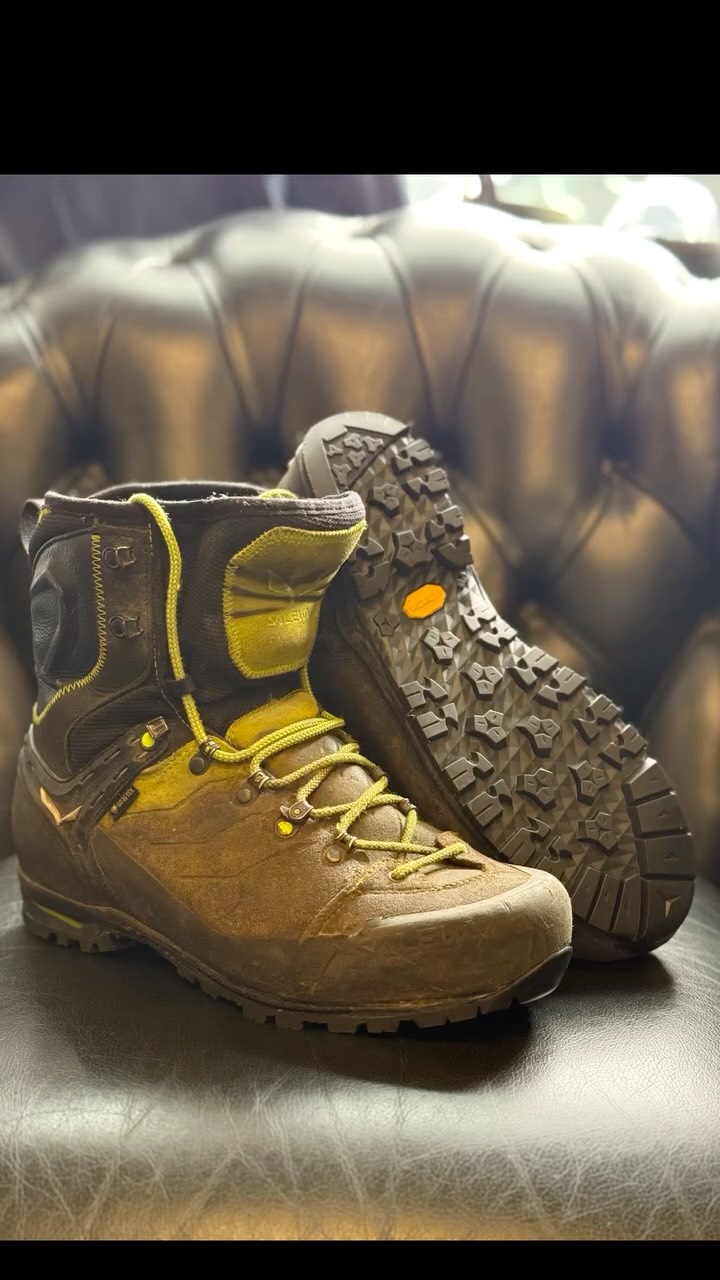 #salewa boots getting a new #vibrampepe sole
#shoerepair #colne #lancashire
